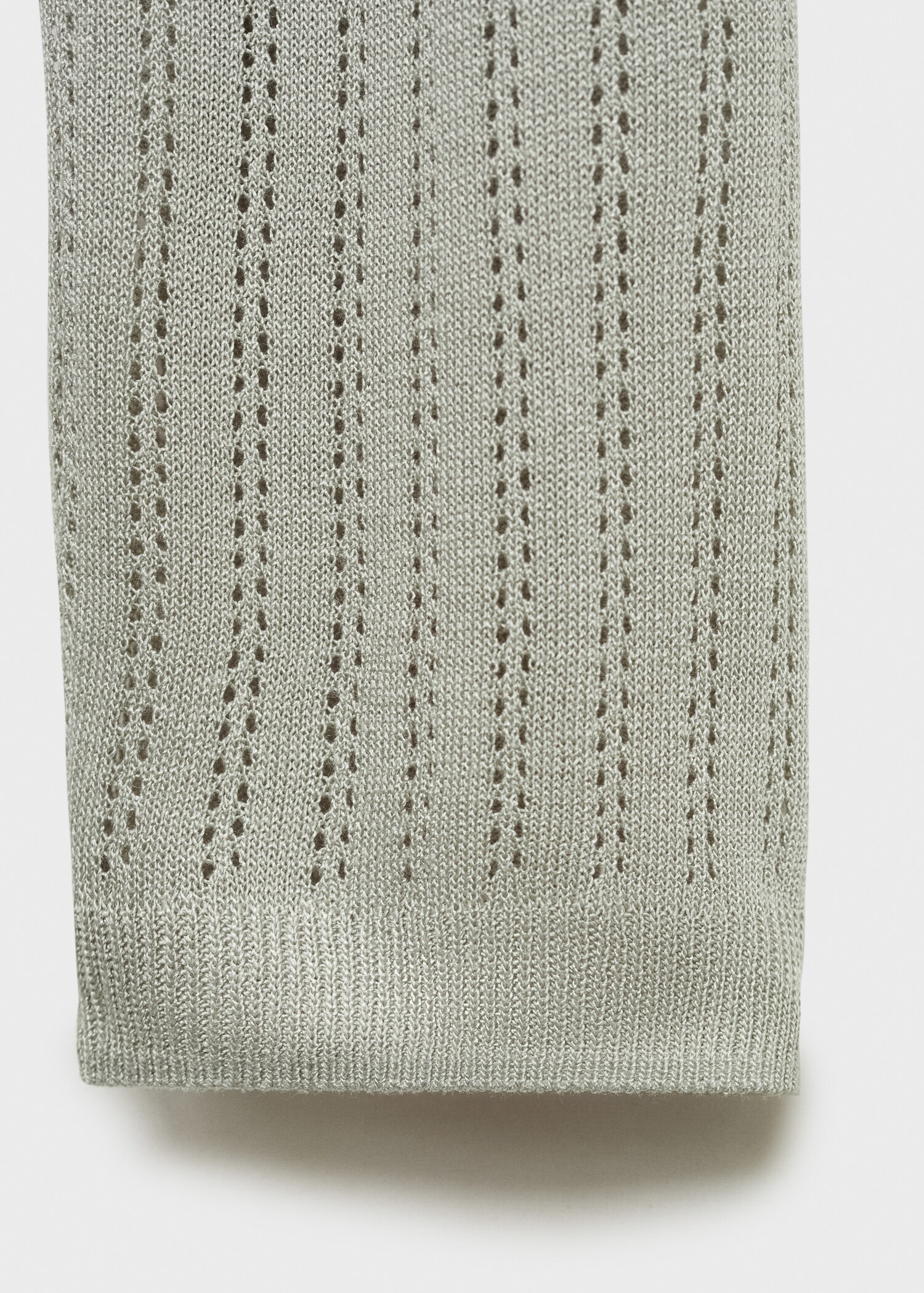 Pajama cardigan with openwork detail - Details of the article 0