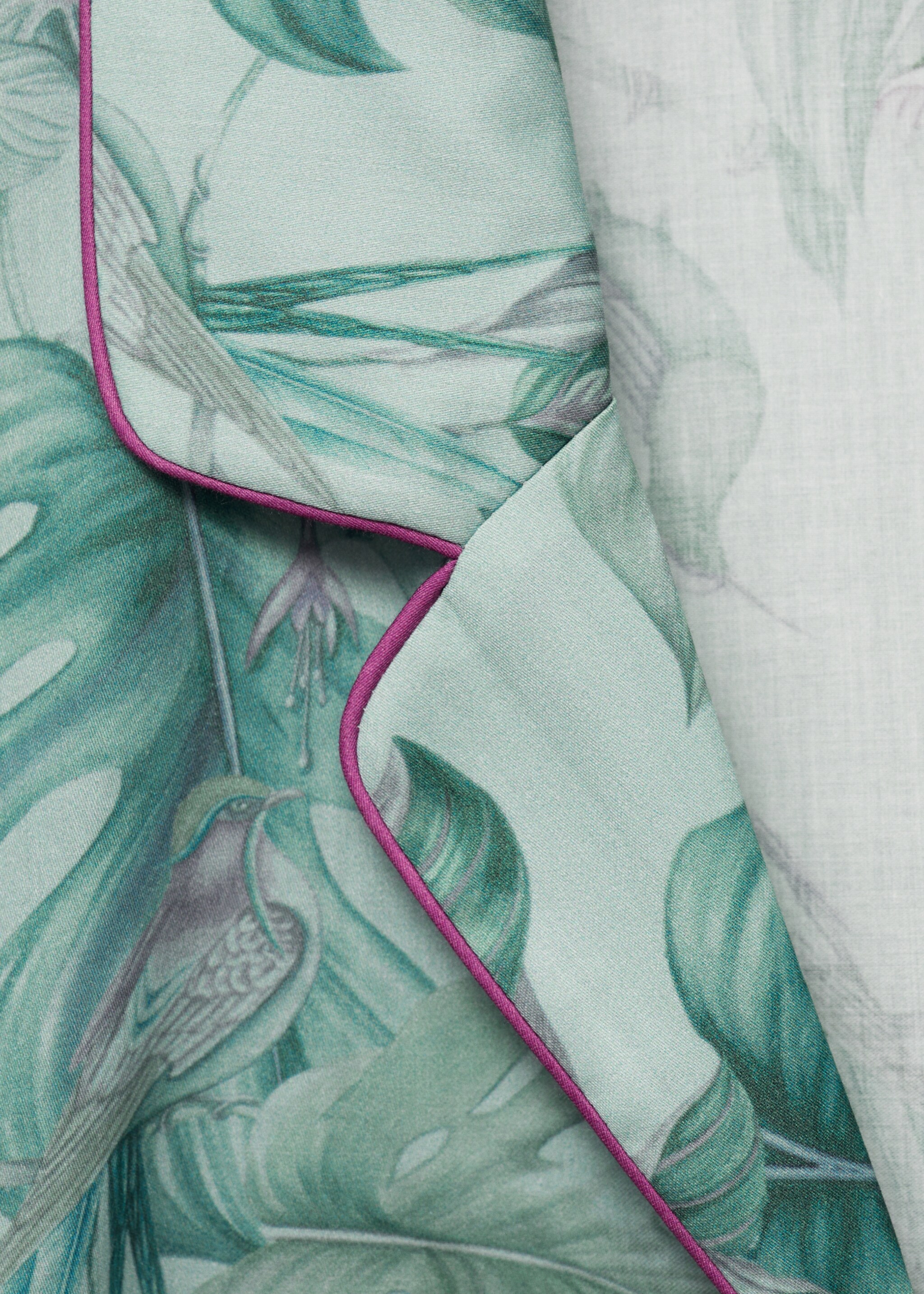 Tropical-print pyjama shirt - Details of the article 8
