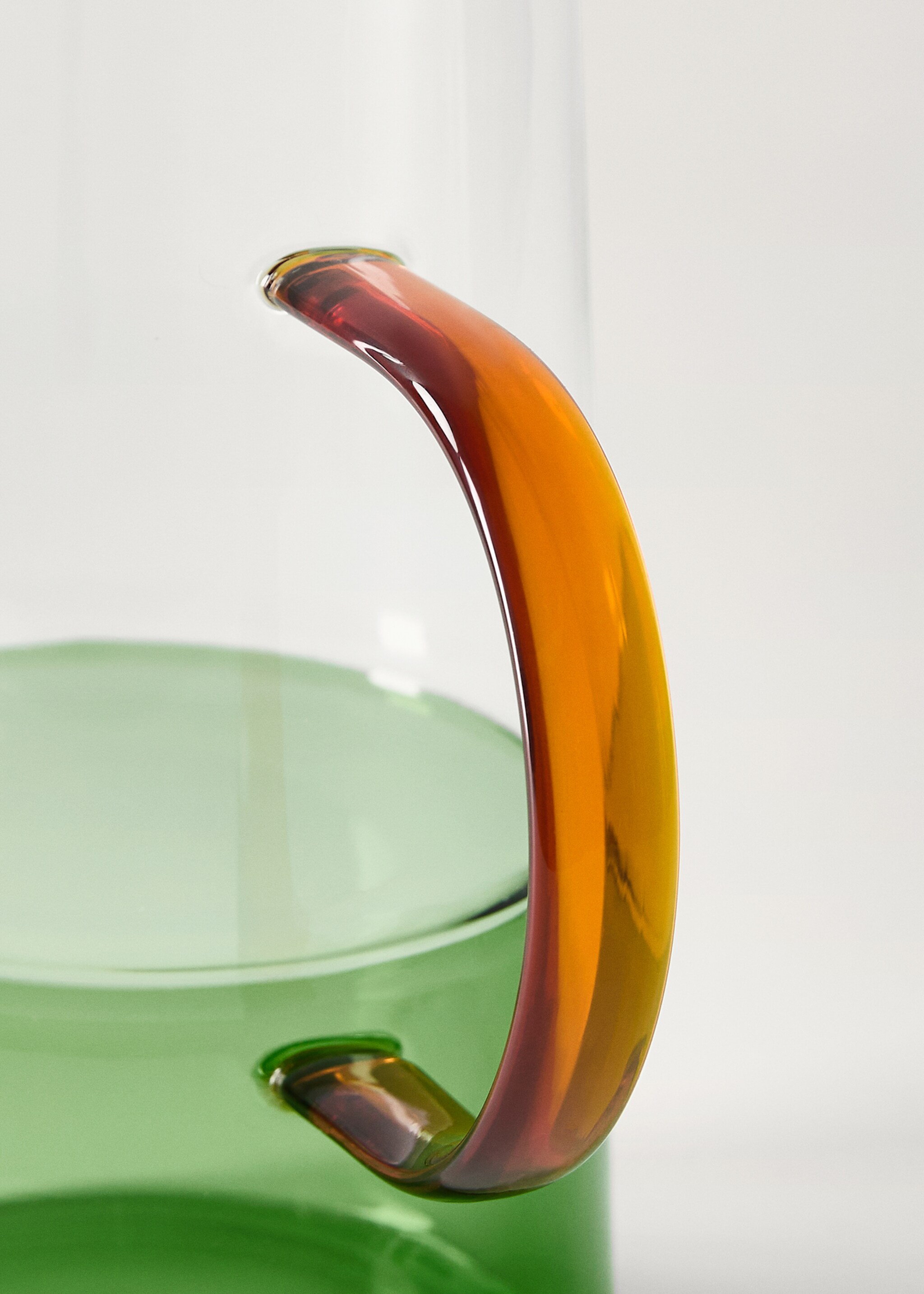 Borosilikat-Vase mit zweifarbigem Design - Detail des Artikels 1