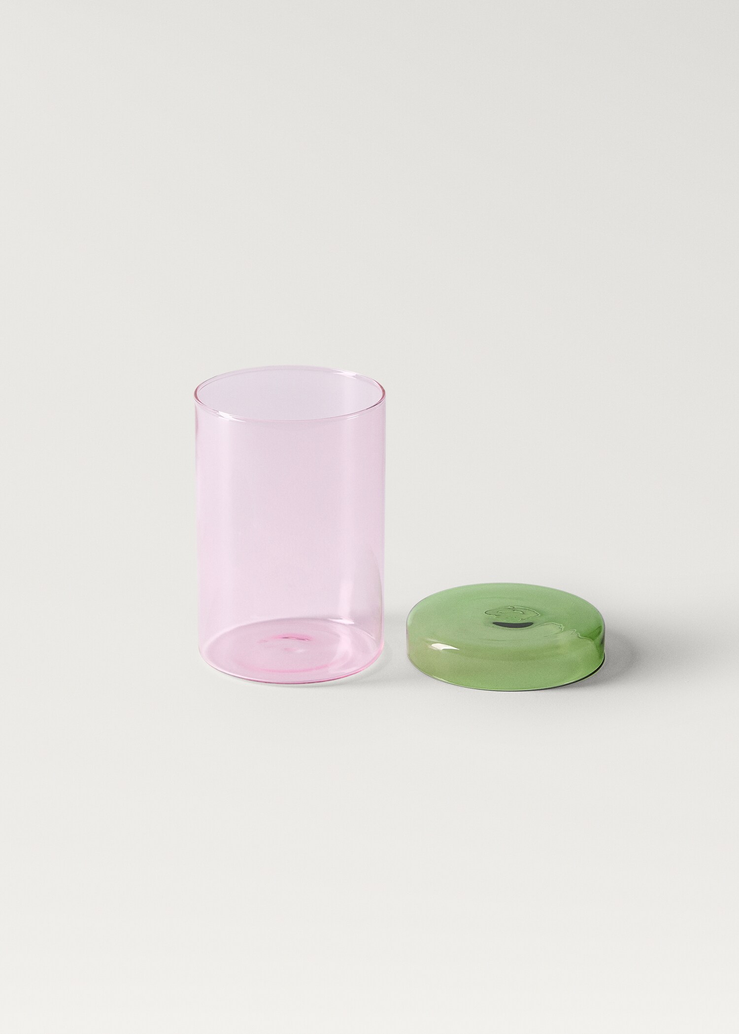 Bote tapa borosilicato bicolor mediano - Detalle del artículo 1