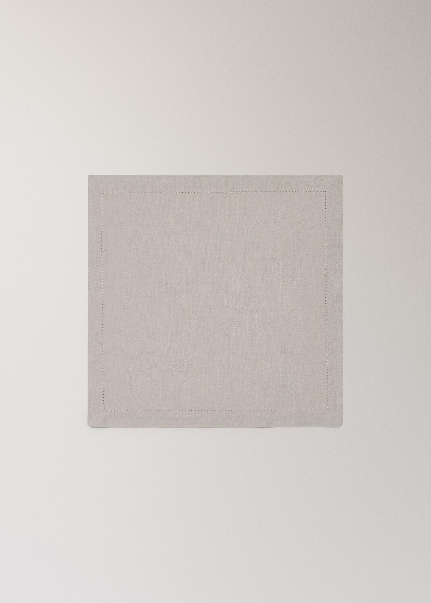 Cotton napkin with hemstitch - Article without model