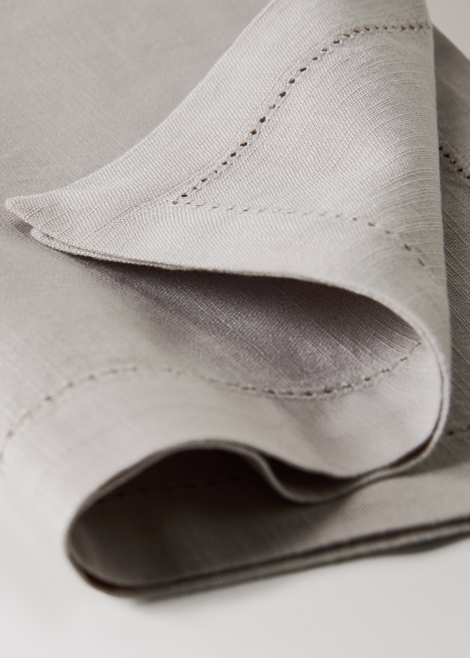 Cotton napkin with hemstitch - Details of the article 2