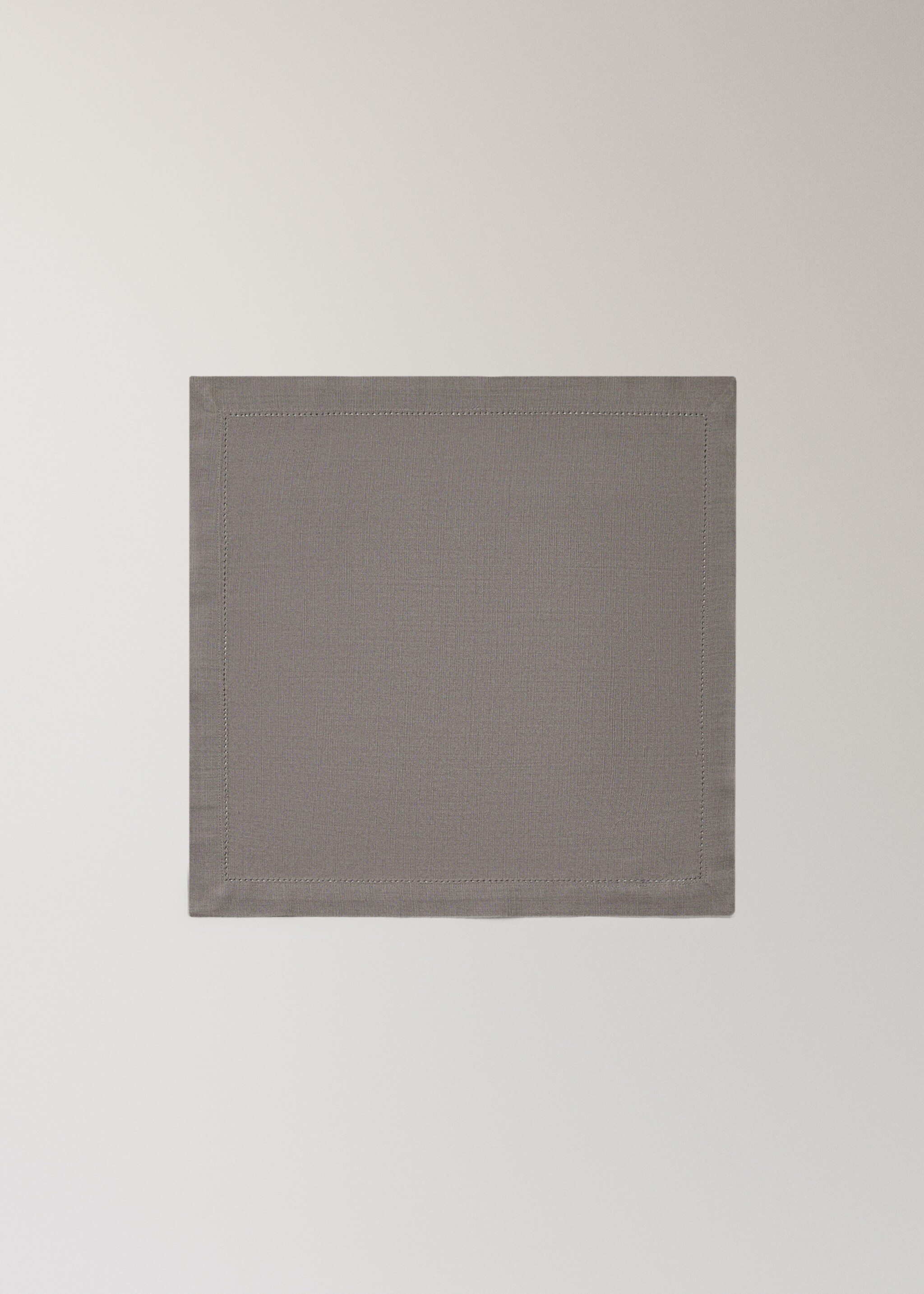 Cotton napkin with hemstitch - Article without model
