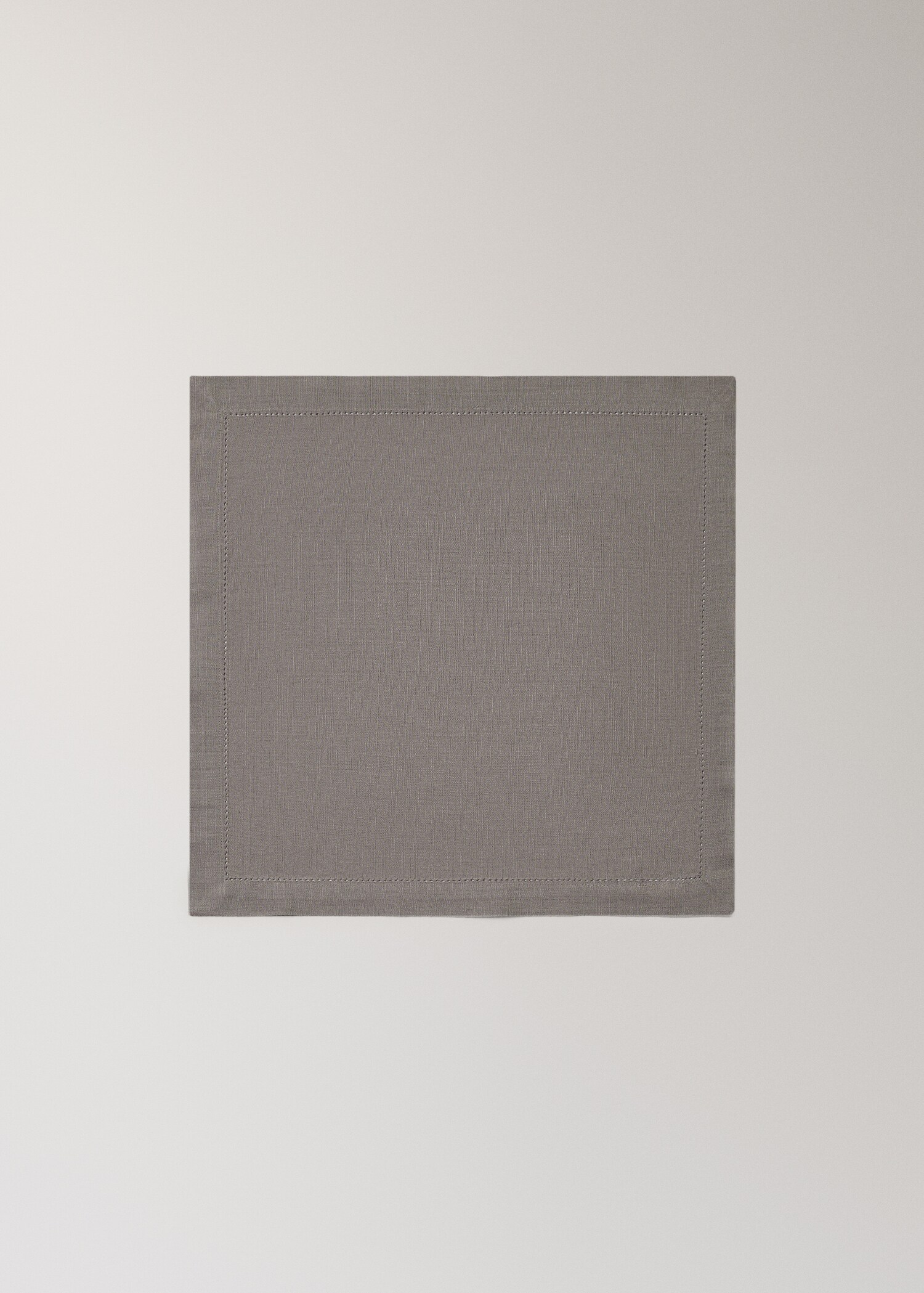 Cotton napkin with hemstitch - Article without model