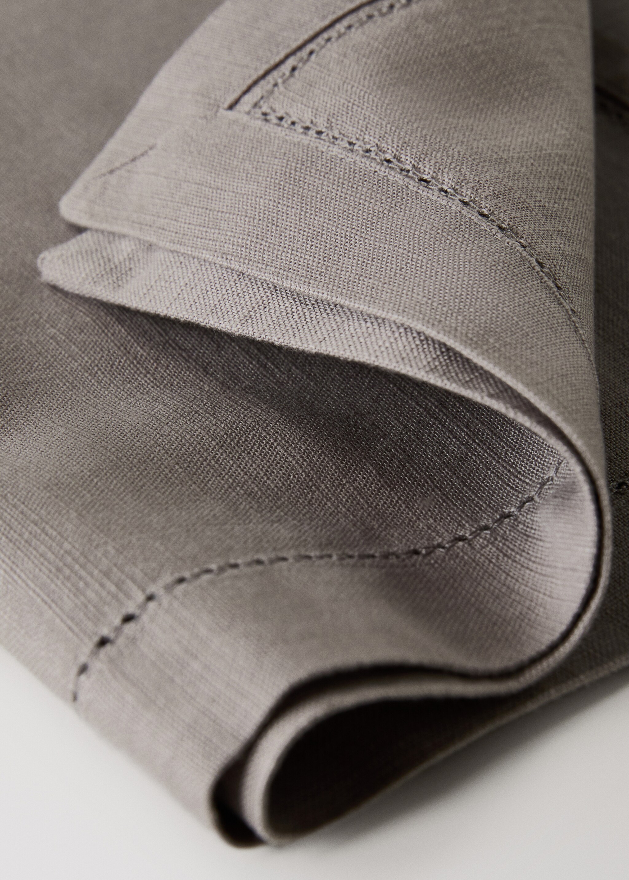 Cotton napkin with hemstitch - Details of the article 2