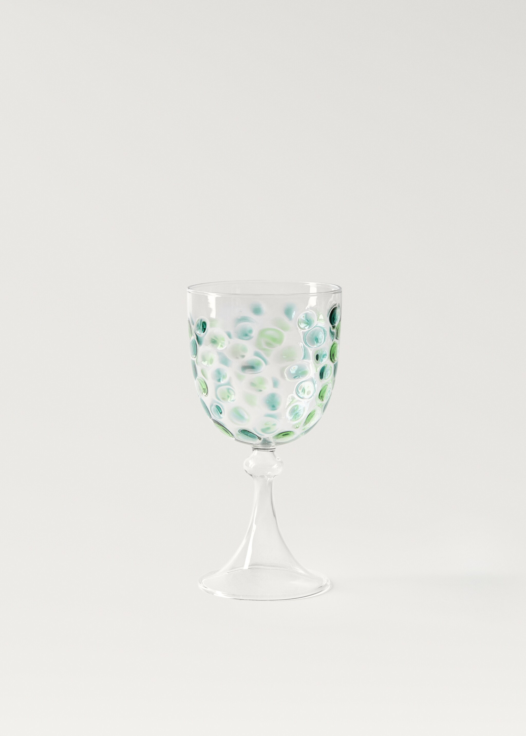 Glas van boriumsilicaat met spikkels - Artikel zonder model