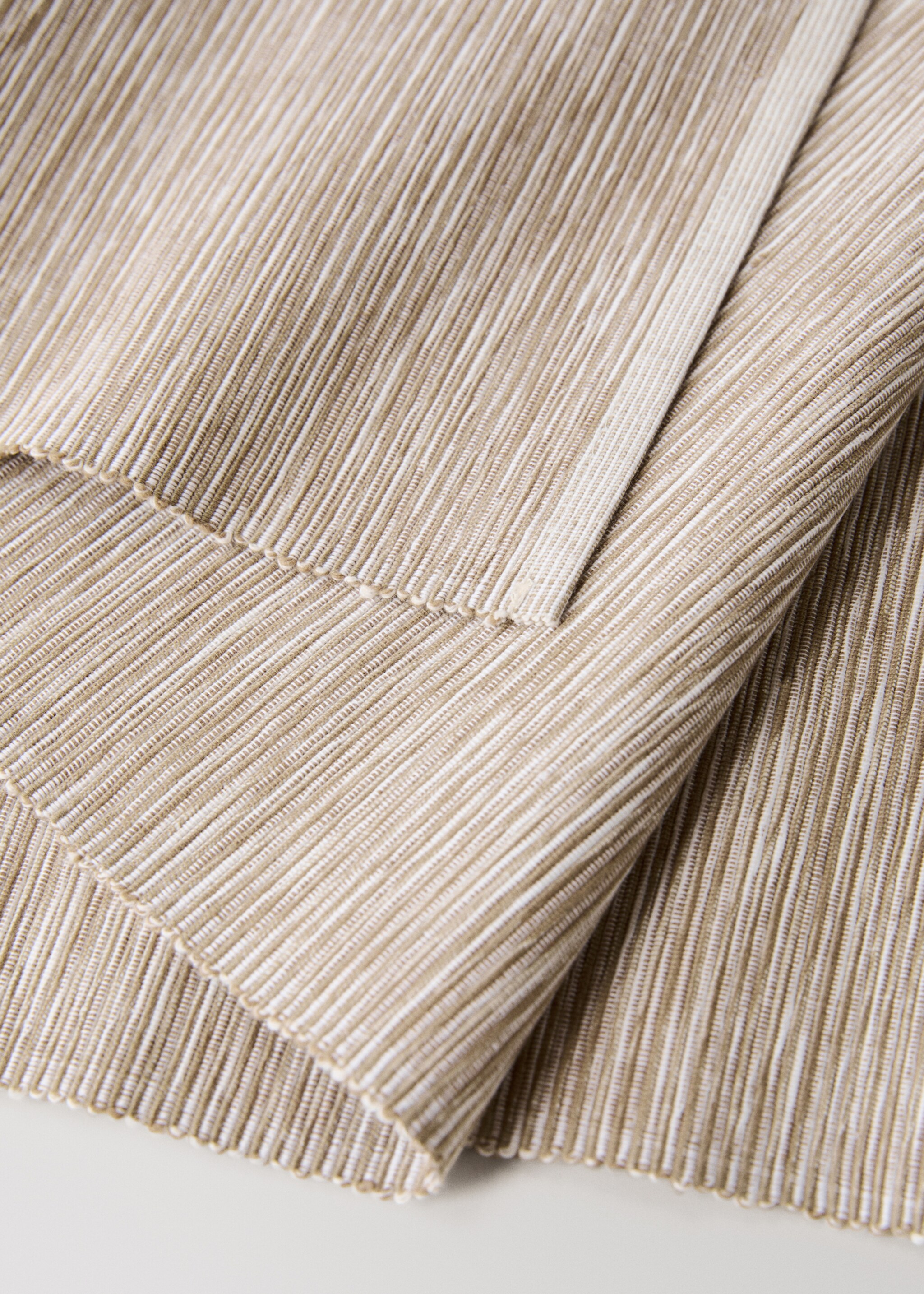 Cotton yarn-dyed melange table runner - Details of the article 1
