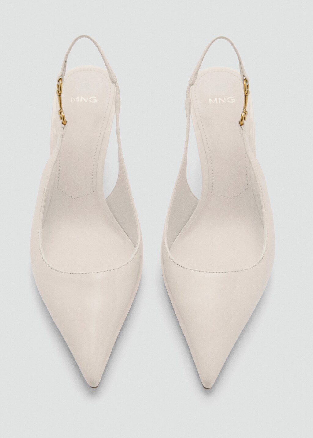 Heeled shoes with link detail - Women | MANGO USA Heeled shoes with link detail - Women | MANGO USA