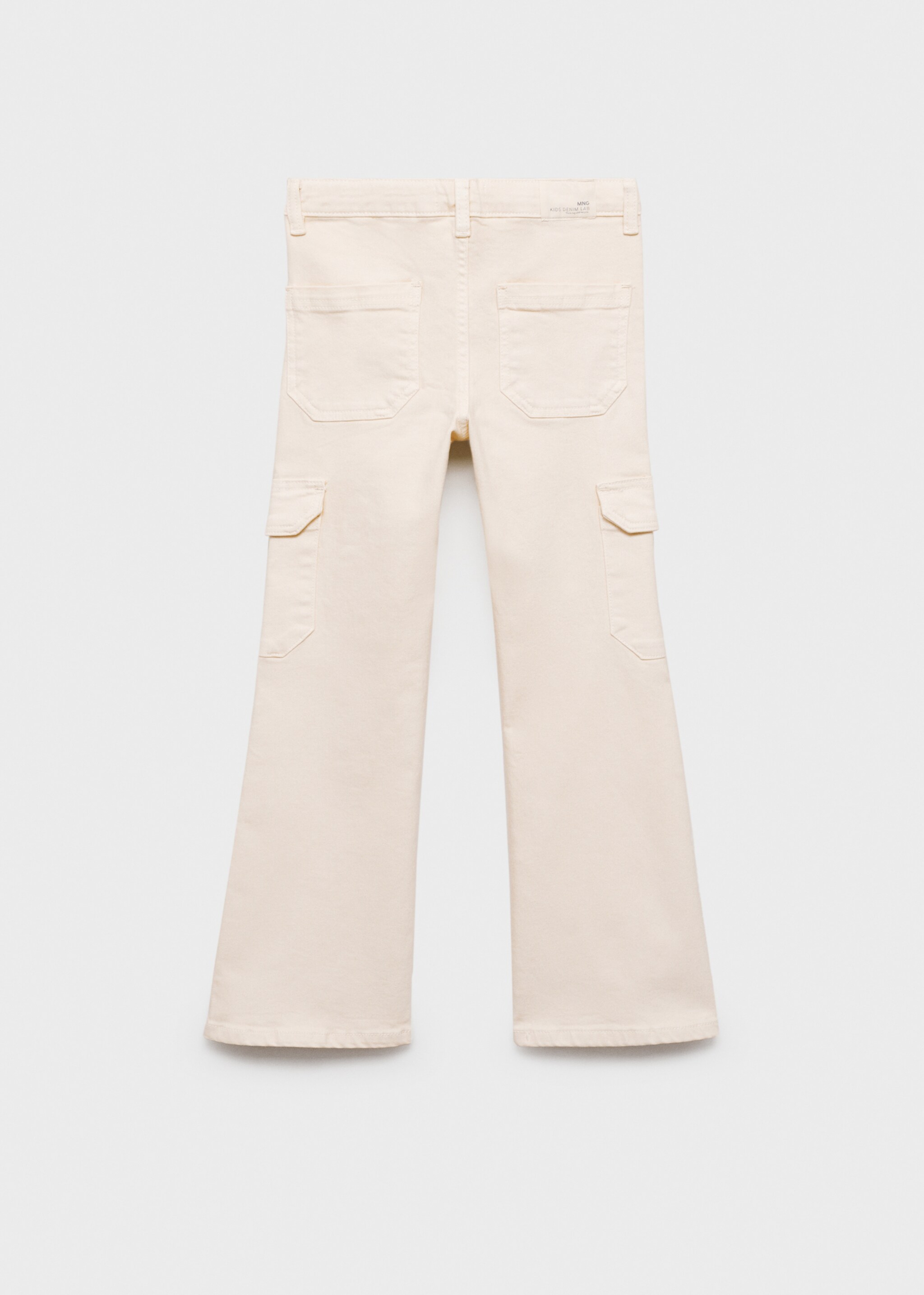Flared cargo jeans - Reverse of the article