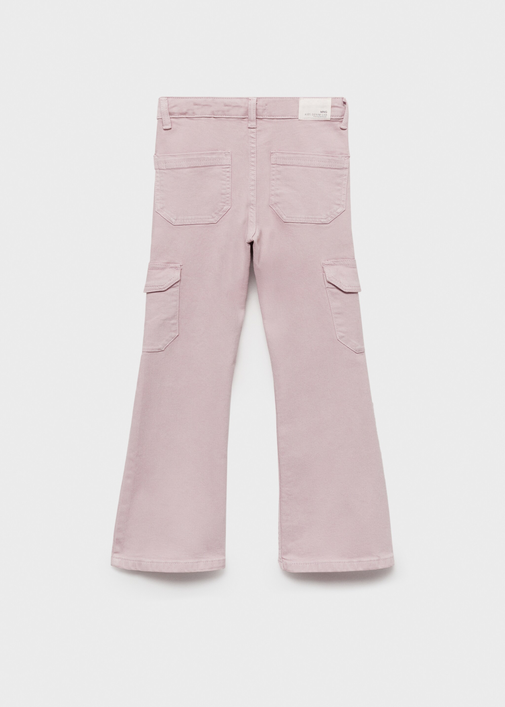 Flared cargo jeans - Reverse of the article