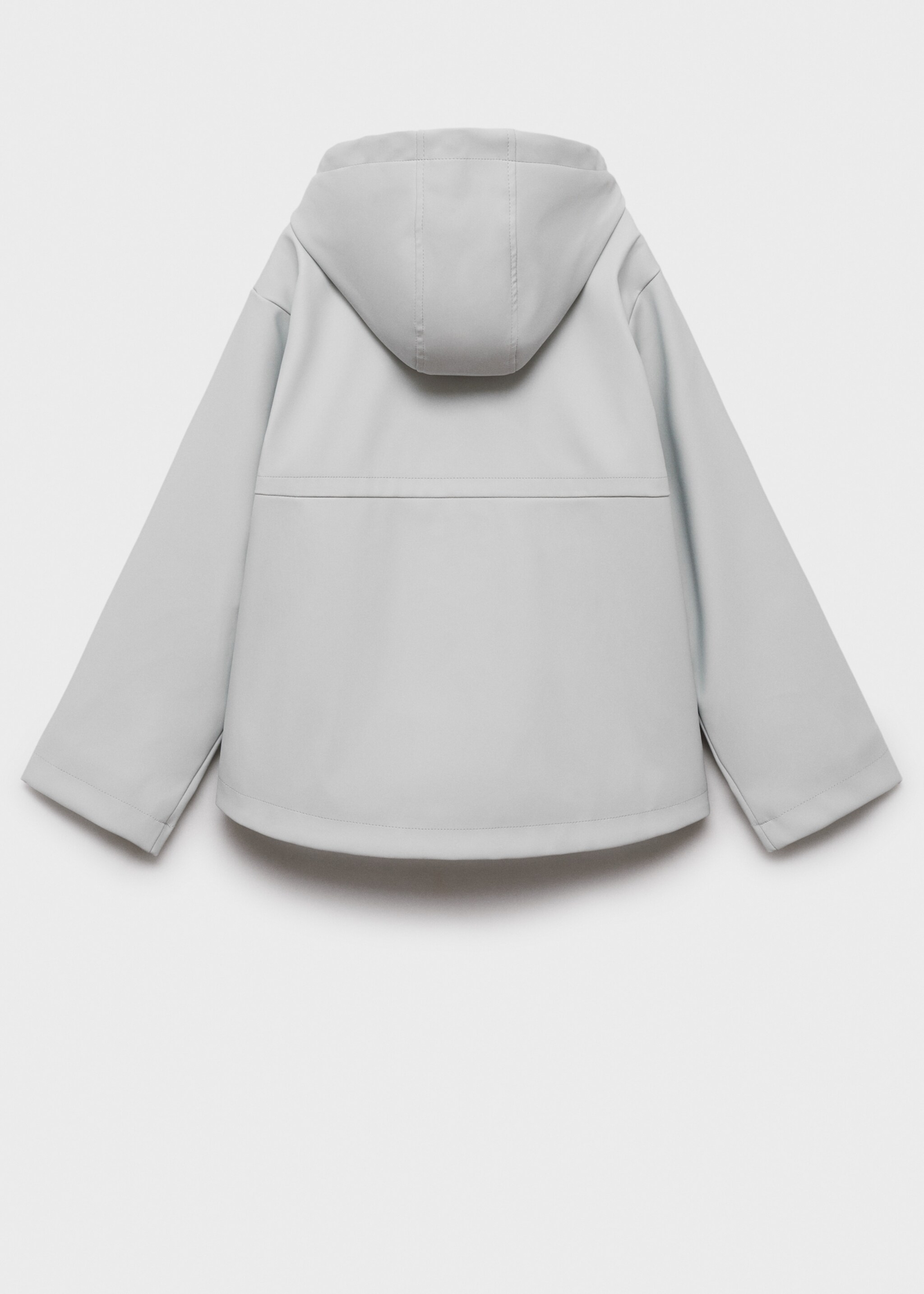 Quiltet parkas med hette - Baksiden av artikkelen
