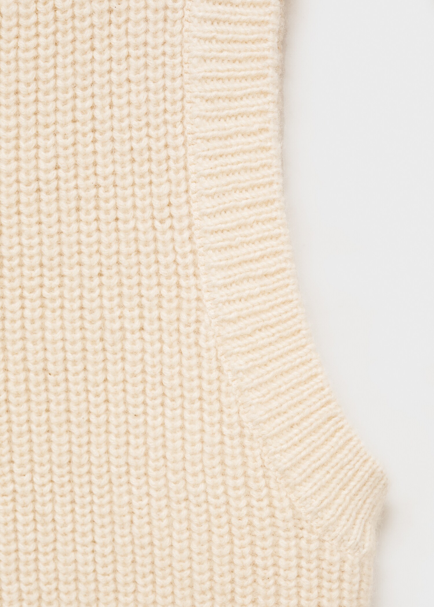Ribbed wool-blend top - Details of the article 0