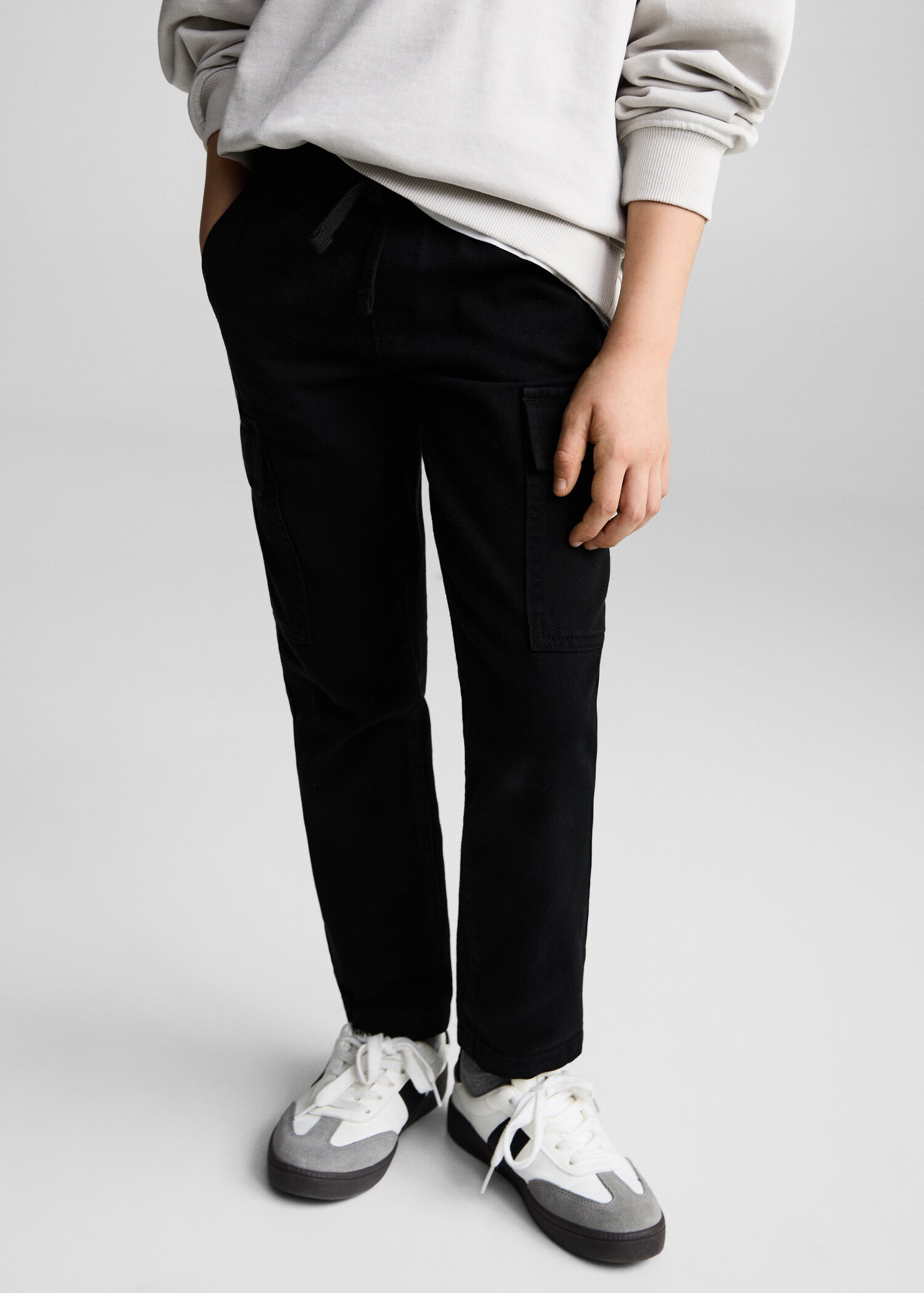 Straight cargo pants - Medium plane
