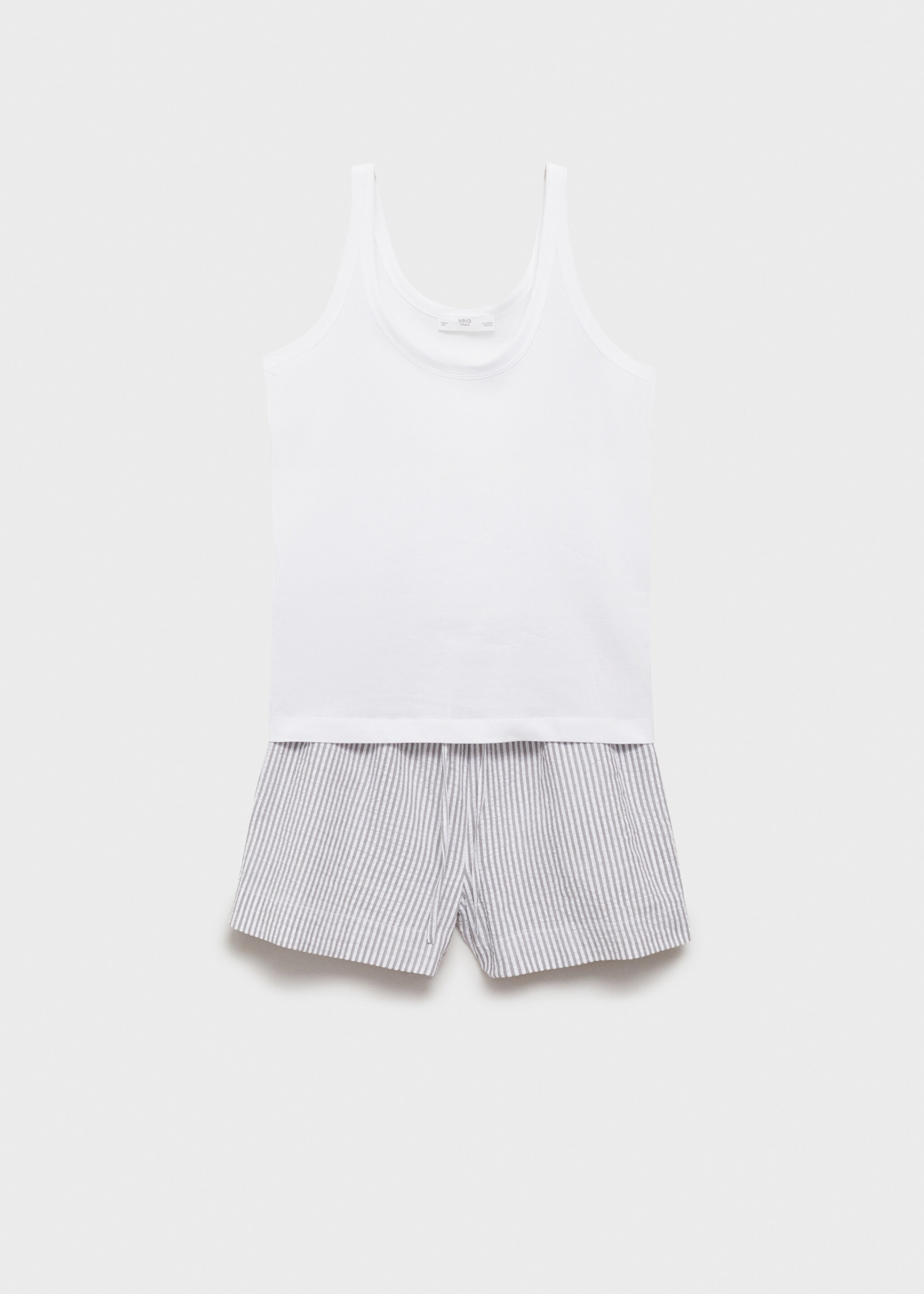 Striped two-piece pyjamas - Article without model