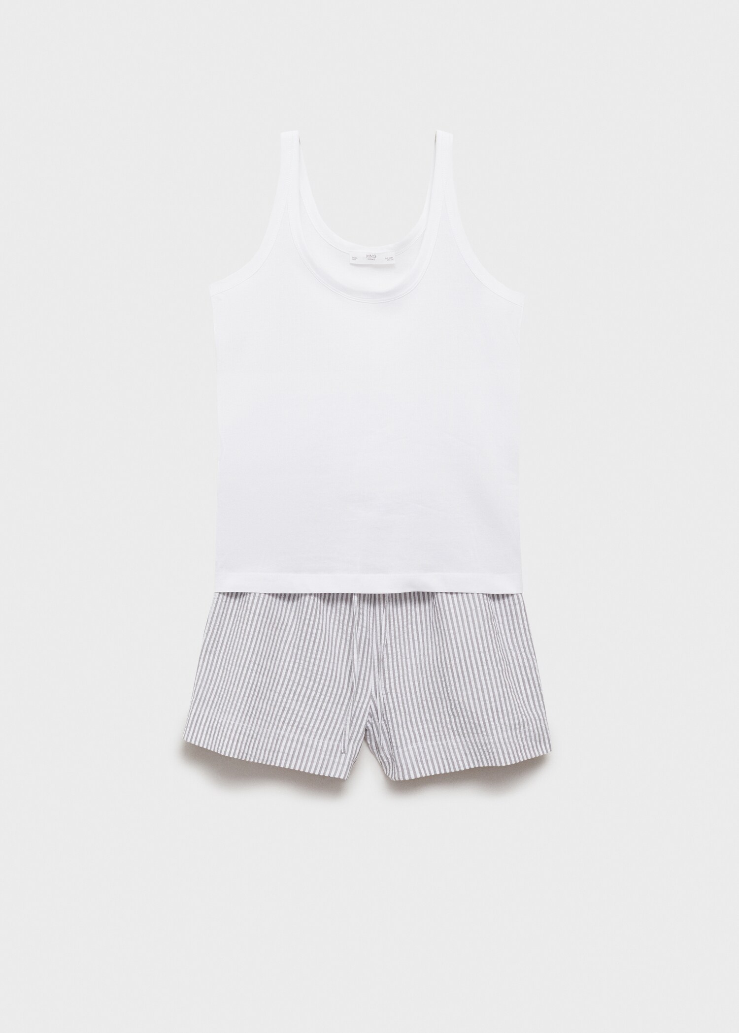 Striped two-piece pajamas - Article without model
