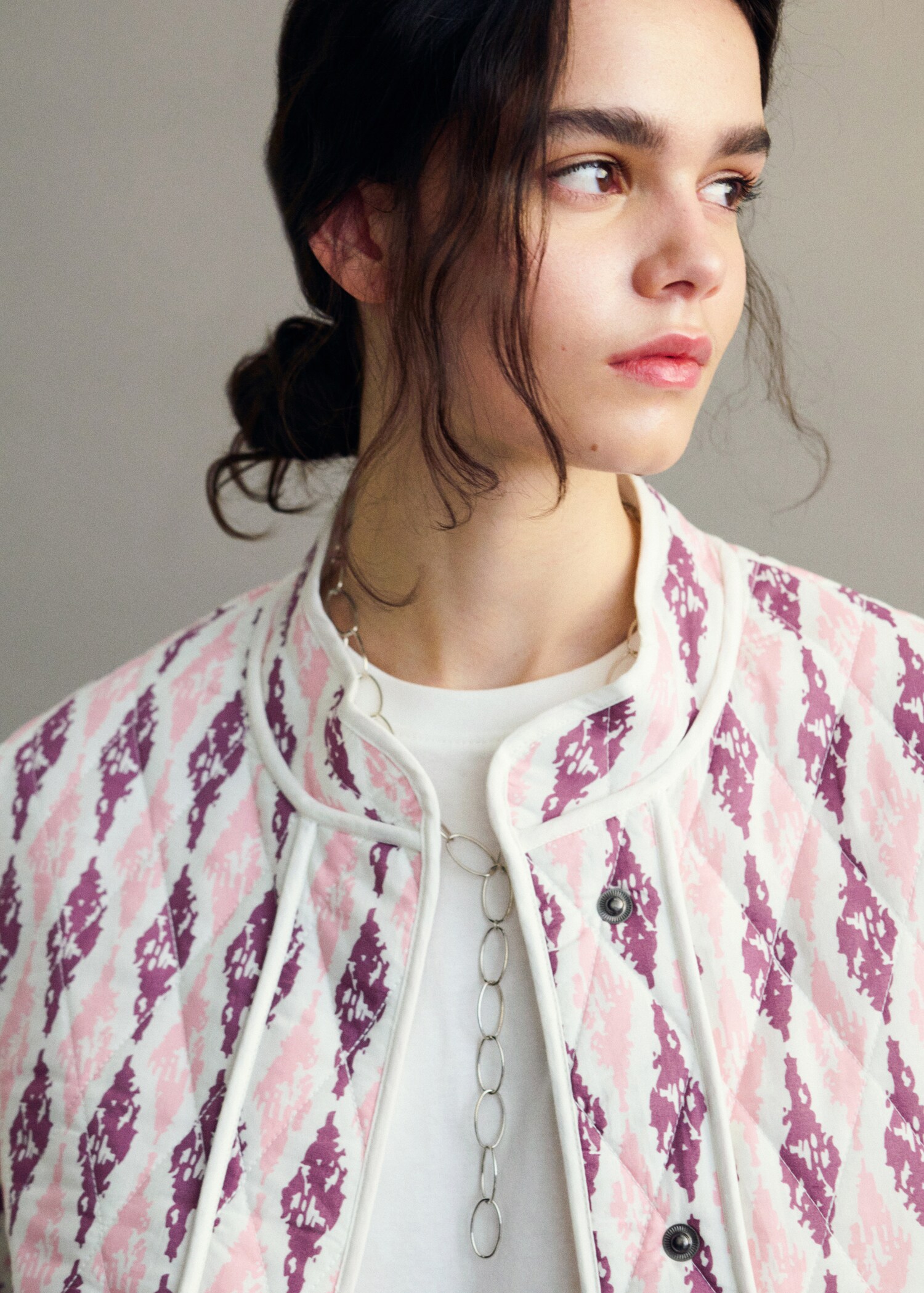 Quilted cotton jacket - Details of the article 6