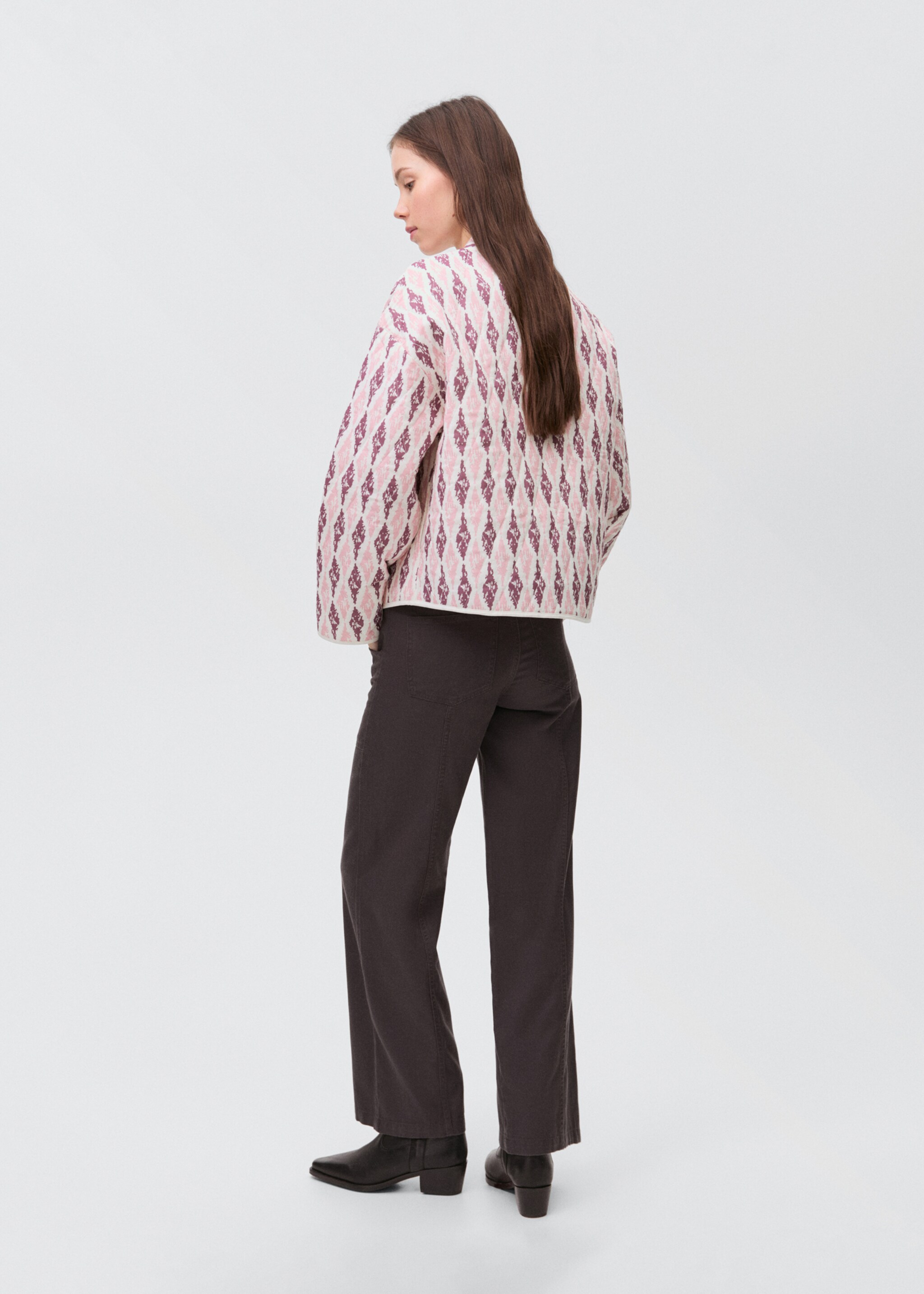 Quilted cotton jacket - Reverse of the article