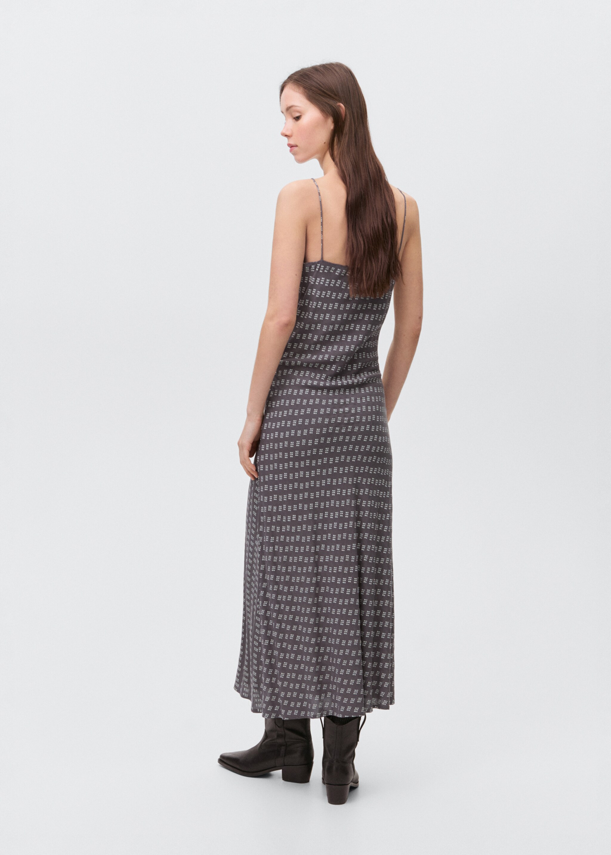 Robe longue imprimée - Verso de l’article