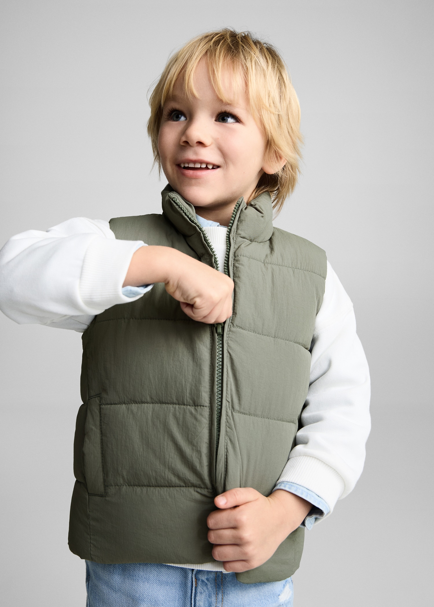 Quilted gilet - Medium plane