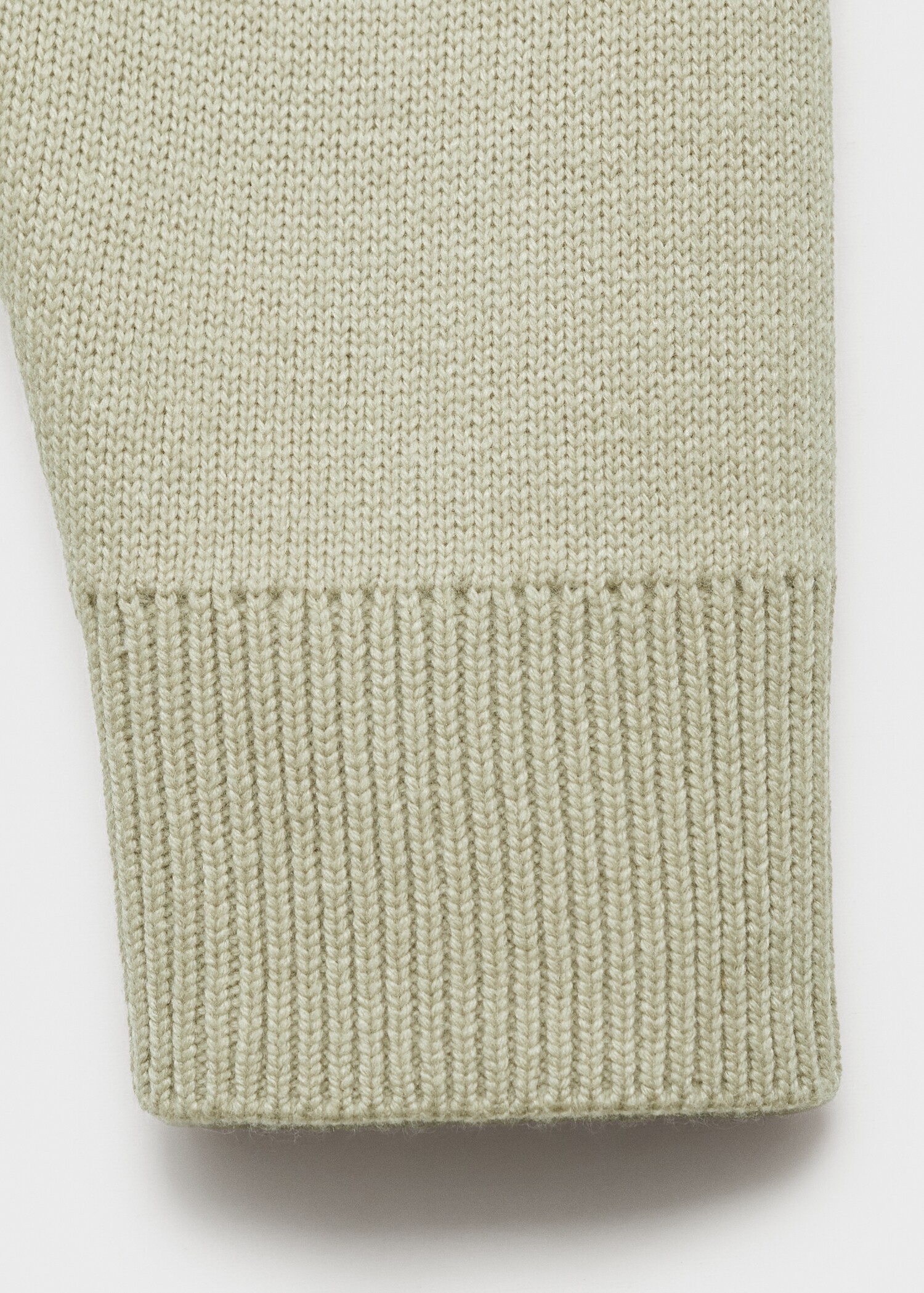 Wool-blend sweater with zip - Details of the article 0