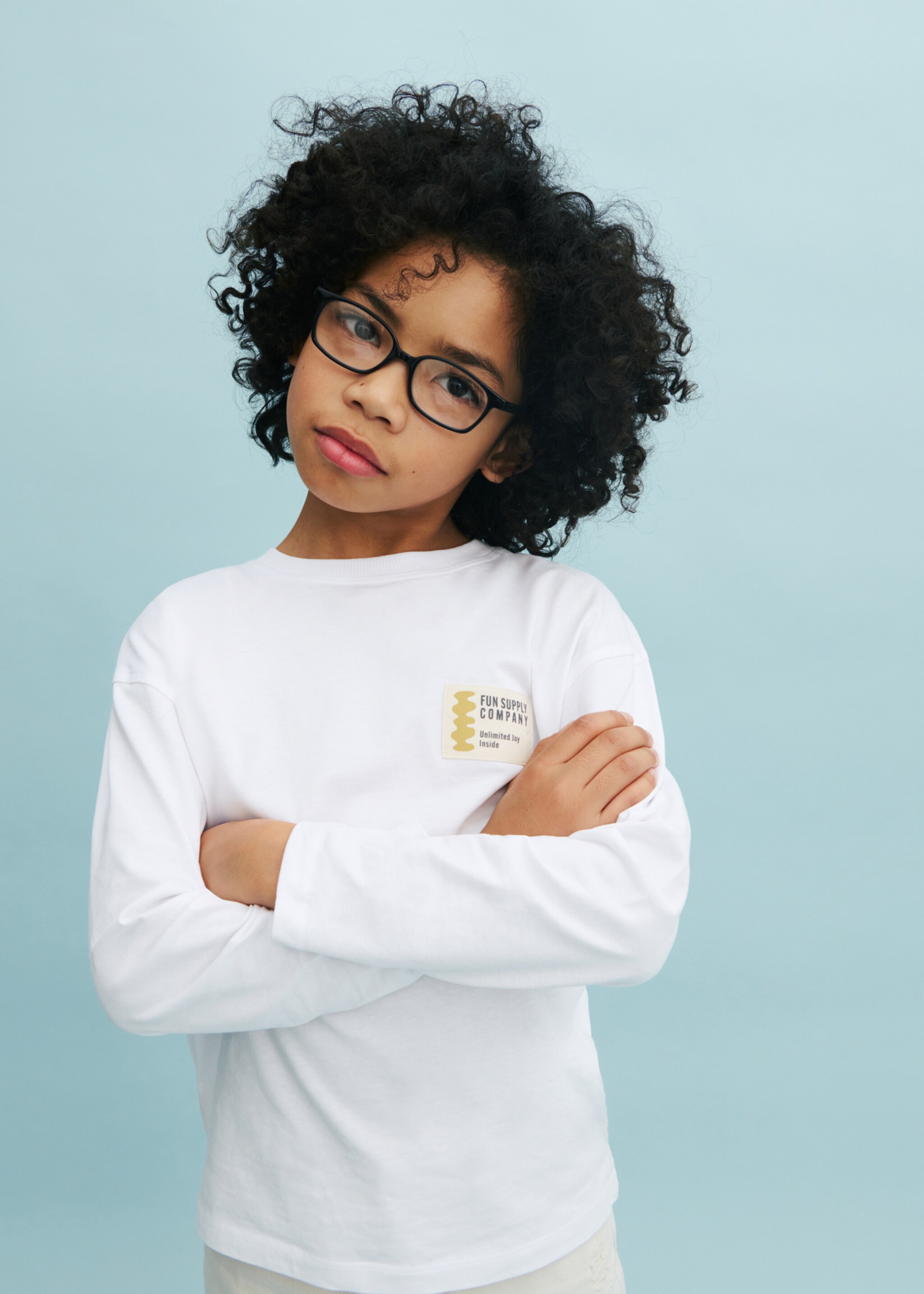 Tryckt bomull-blandning t-shirt - Detaljer om artikeln 5