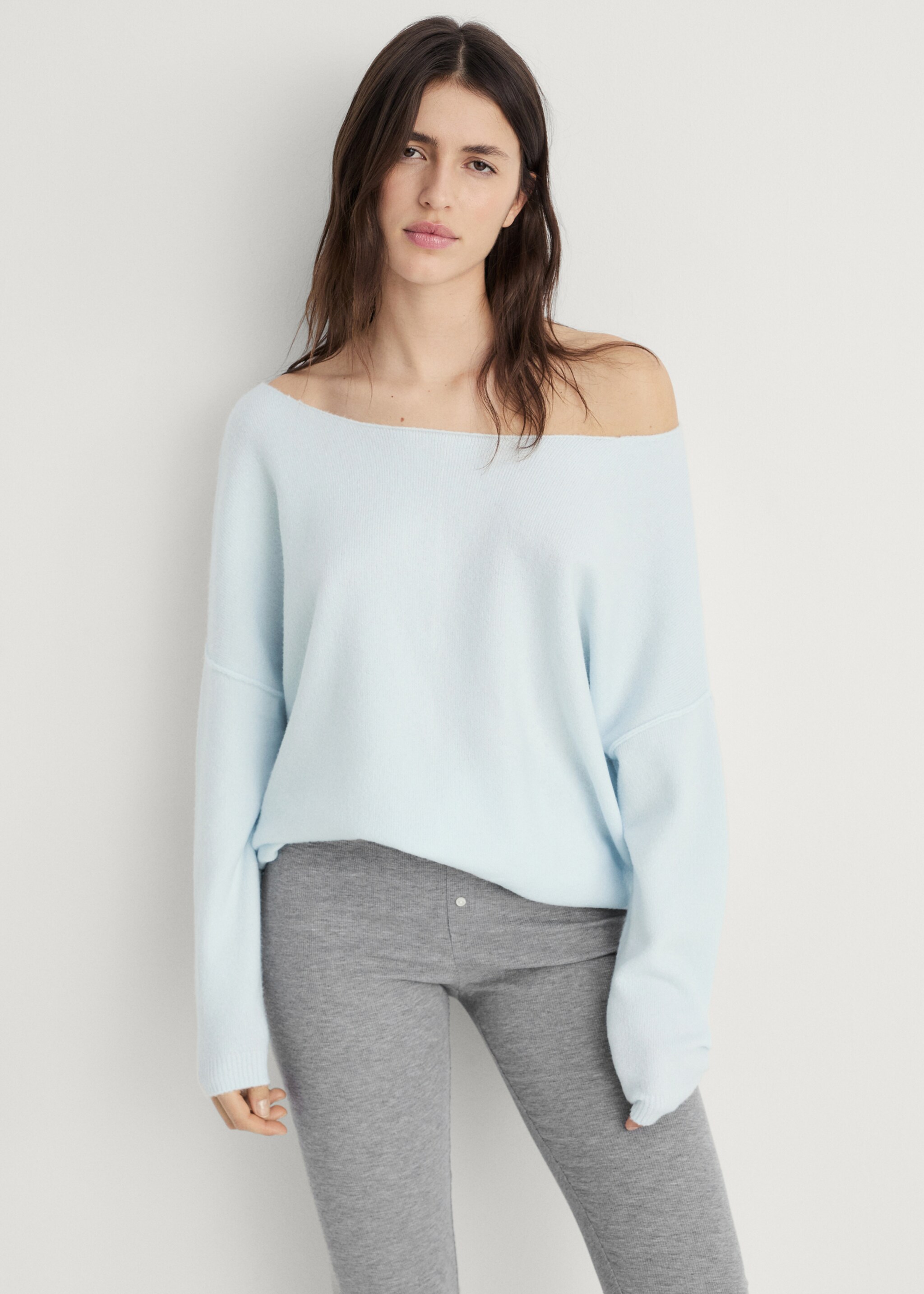 Oversize knit sweater - Medium plane