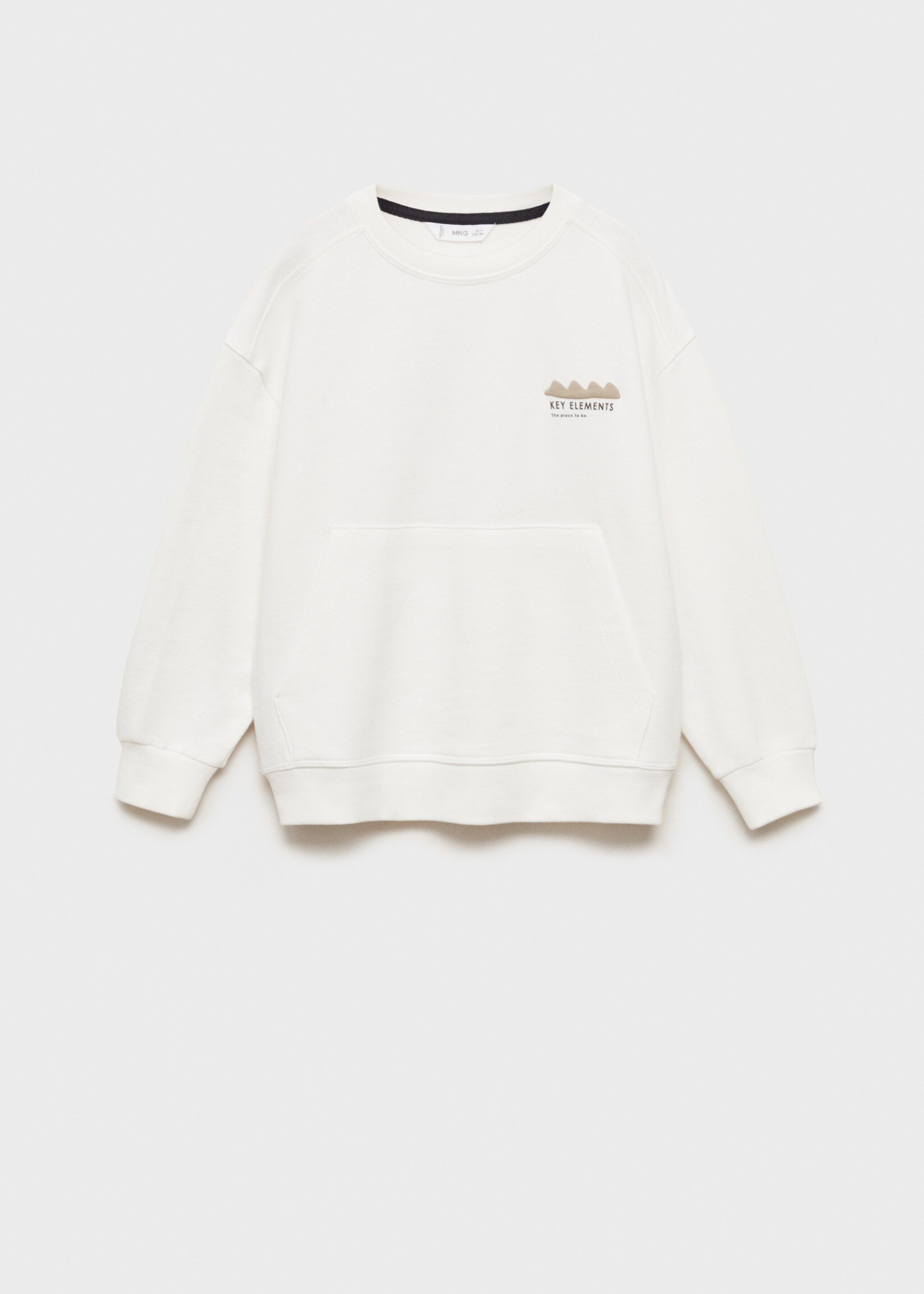 Sudadera estampado relieve - Artículo sin modelo