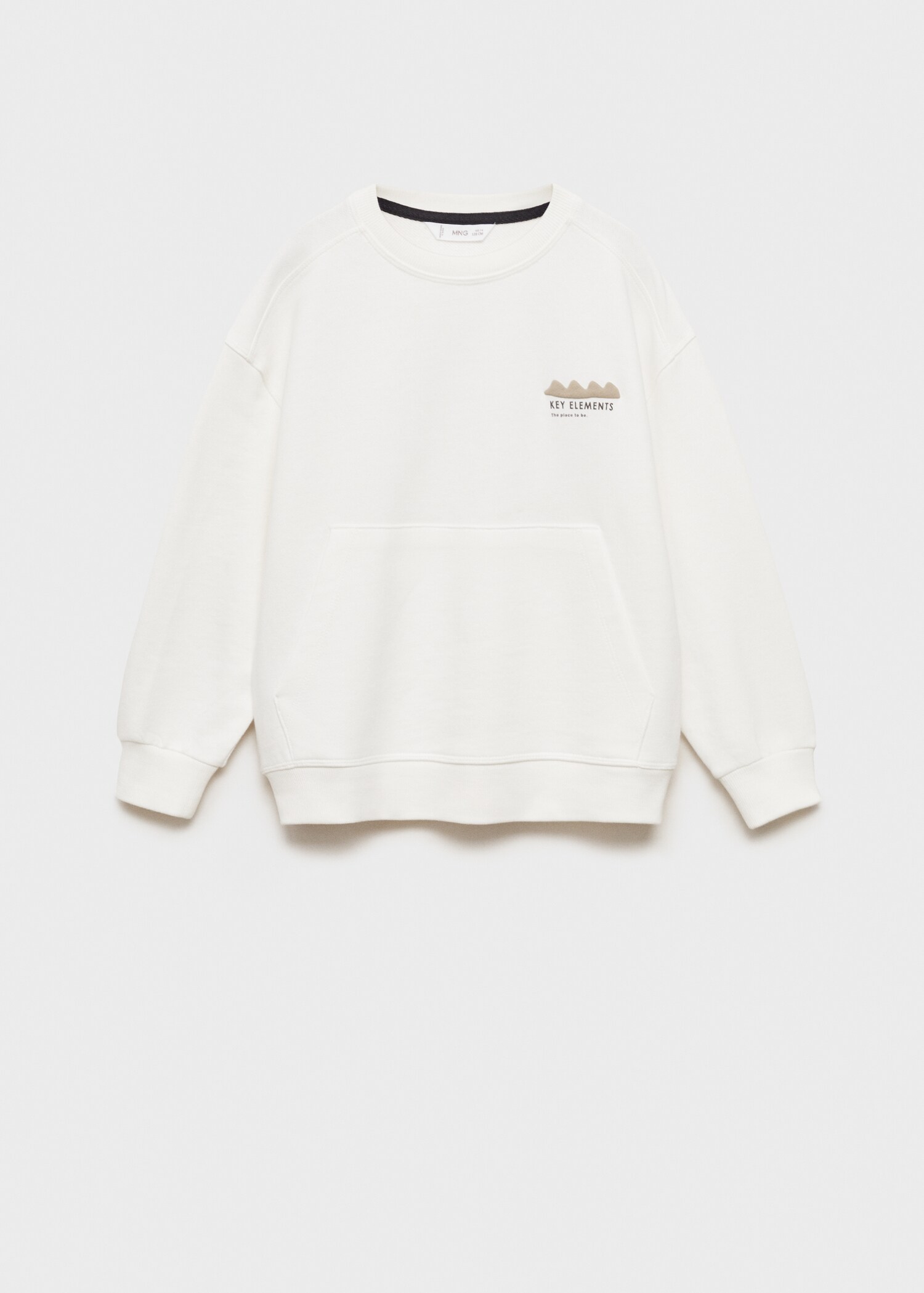 Sweatshirt relieftryck - Artikel utan modell