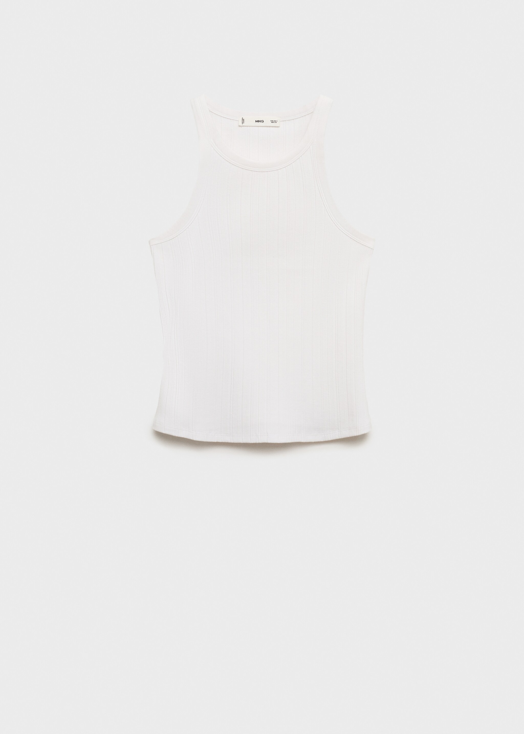 Cotton halter-neck top - Article without model