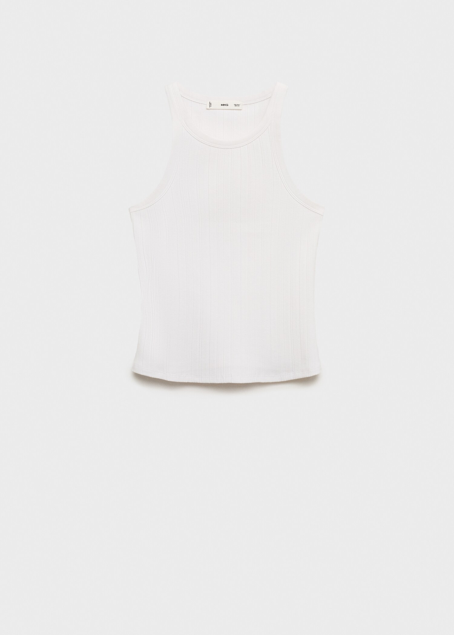 Cotton halter-neck top - Article without model