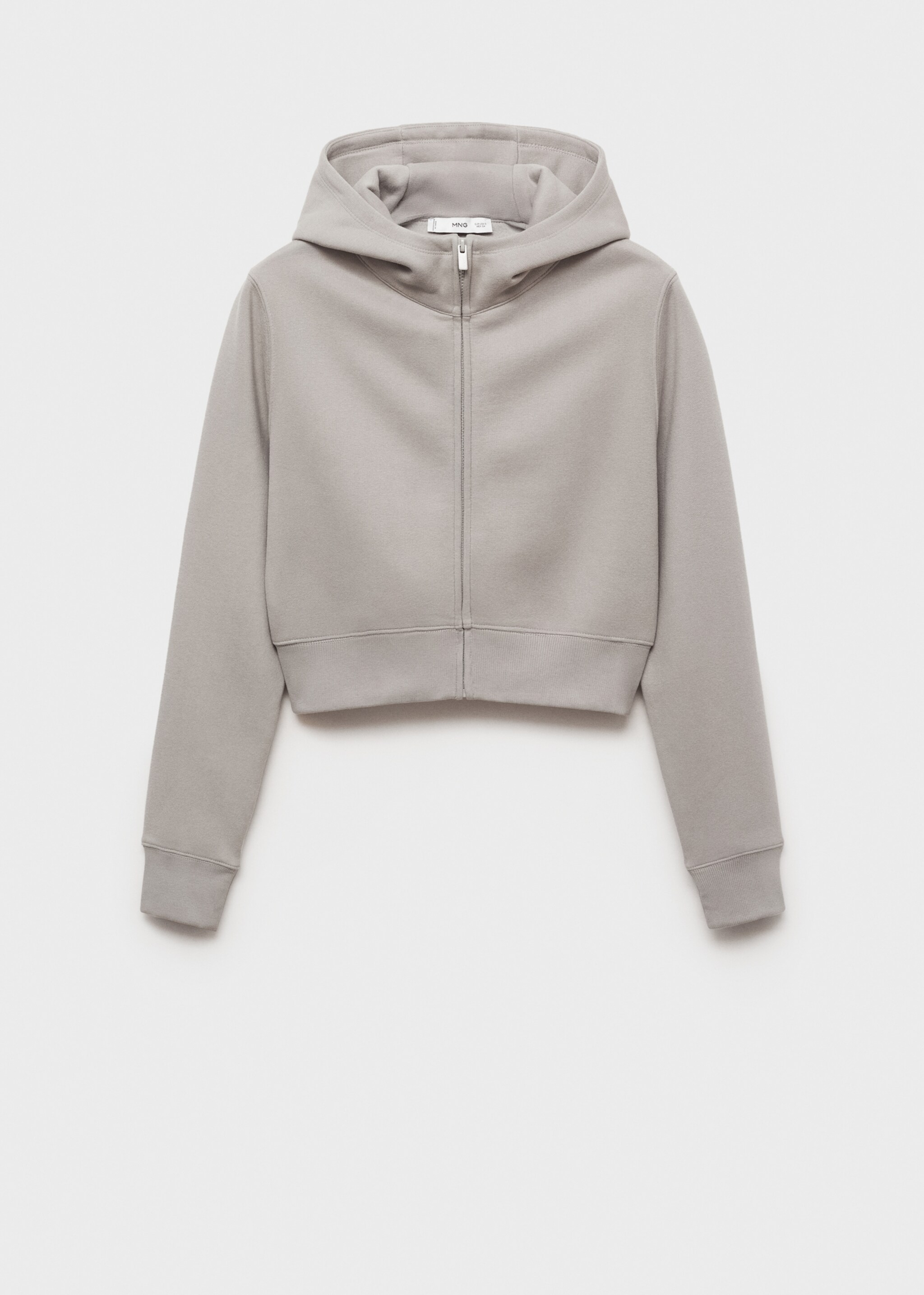 Cropped sweatshirt hoodie - Article without model