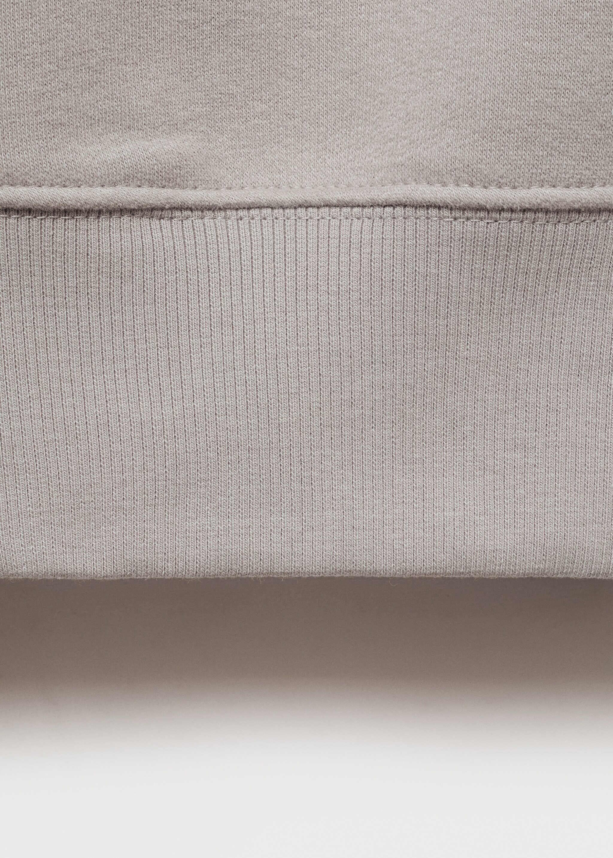Cropped sweatshirt hoodie - Details of the article 0