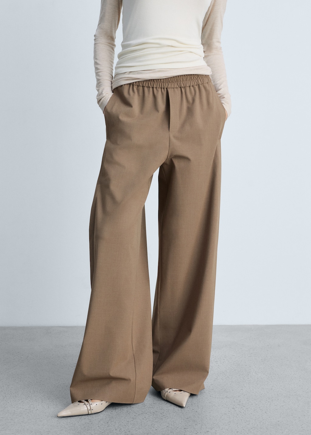Pantalón jogger wideleg