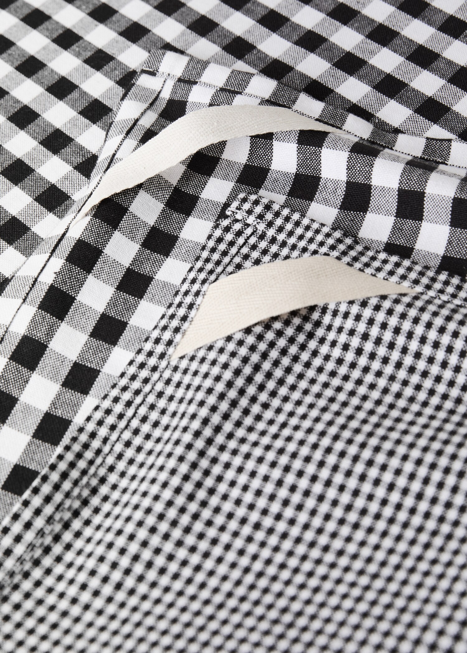 Kitchen towel cotton vichy box - Details of the article 2