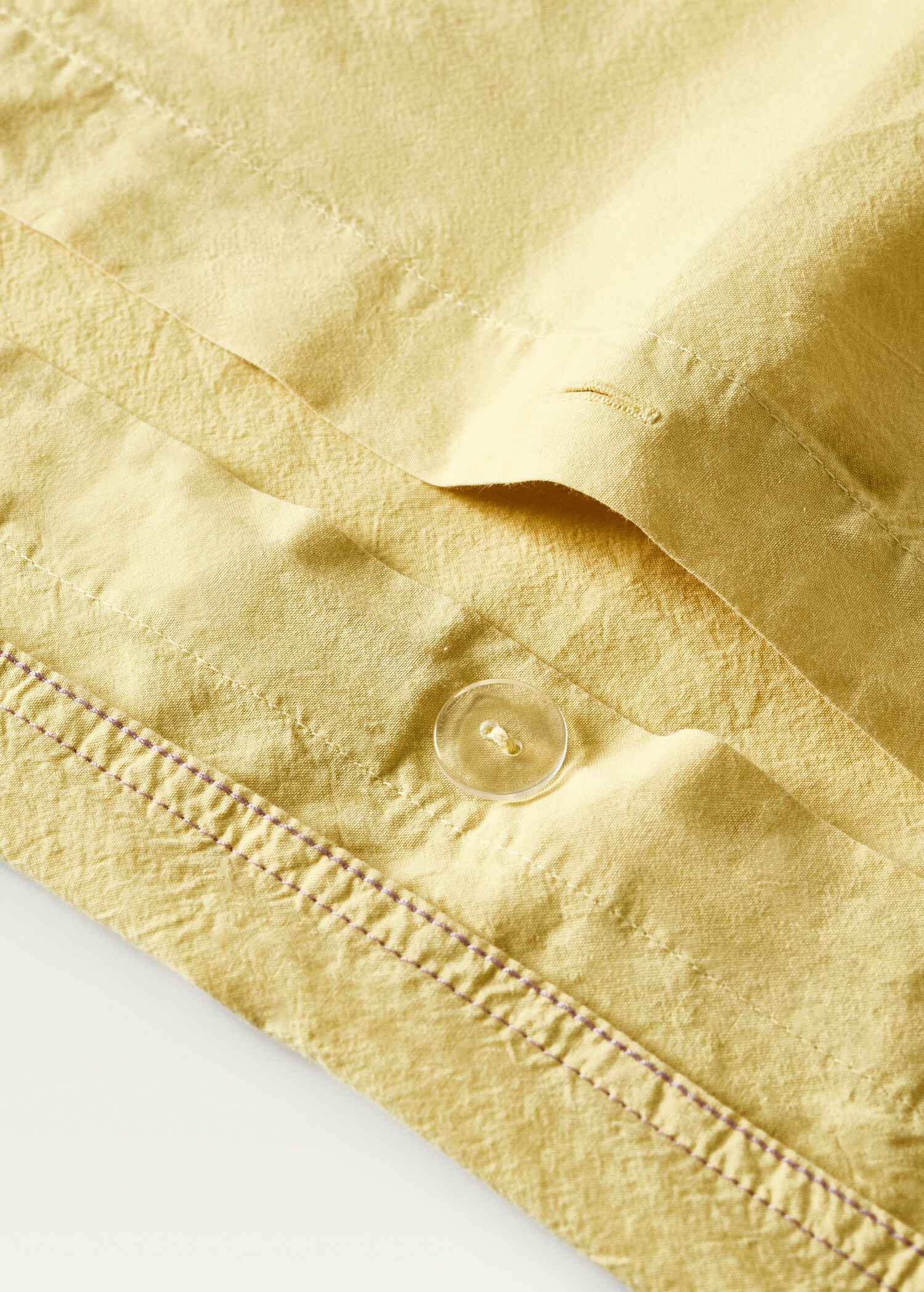 Children’s washed cotton double-stitched duvet cover for 90 cm bed - Details of the article 2