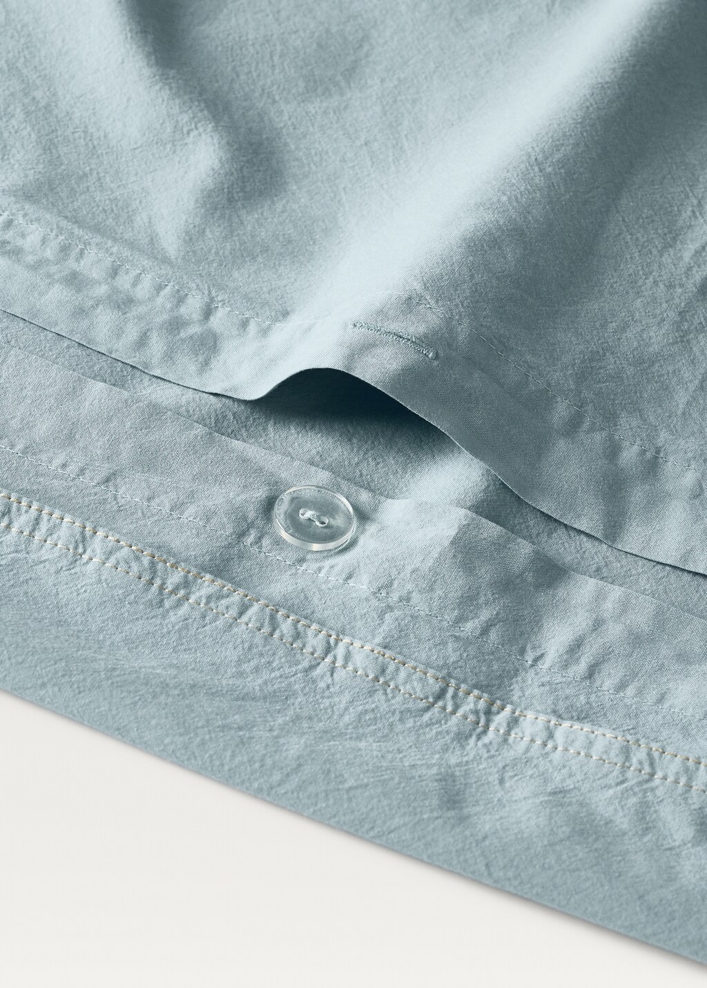 Children’s washed cotton double-stitched duvet cover for 90 cm bed