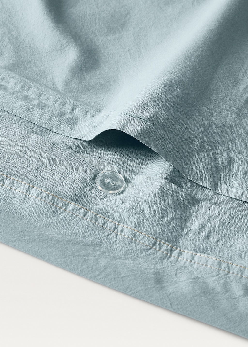 Children’s washed cotton double-stitched duvet cover for 90 cm bed