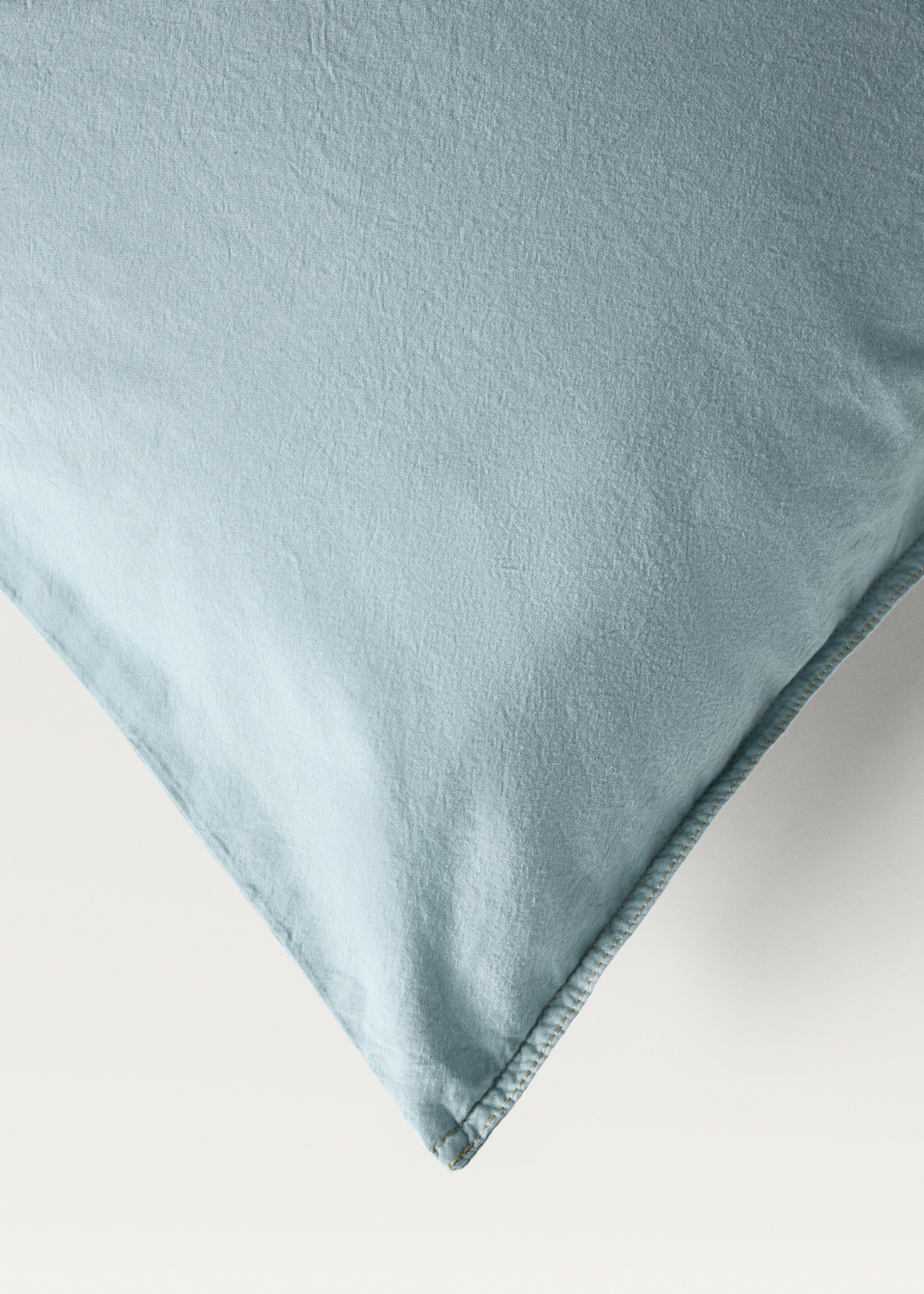 Housse de couette enfant coton lavé double surpiqûre lit 90 cm - Détail de l'article 3