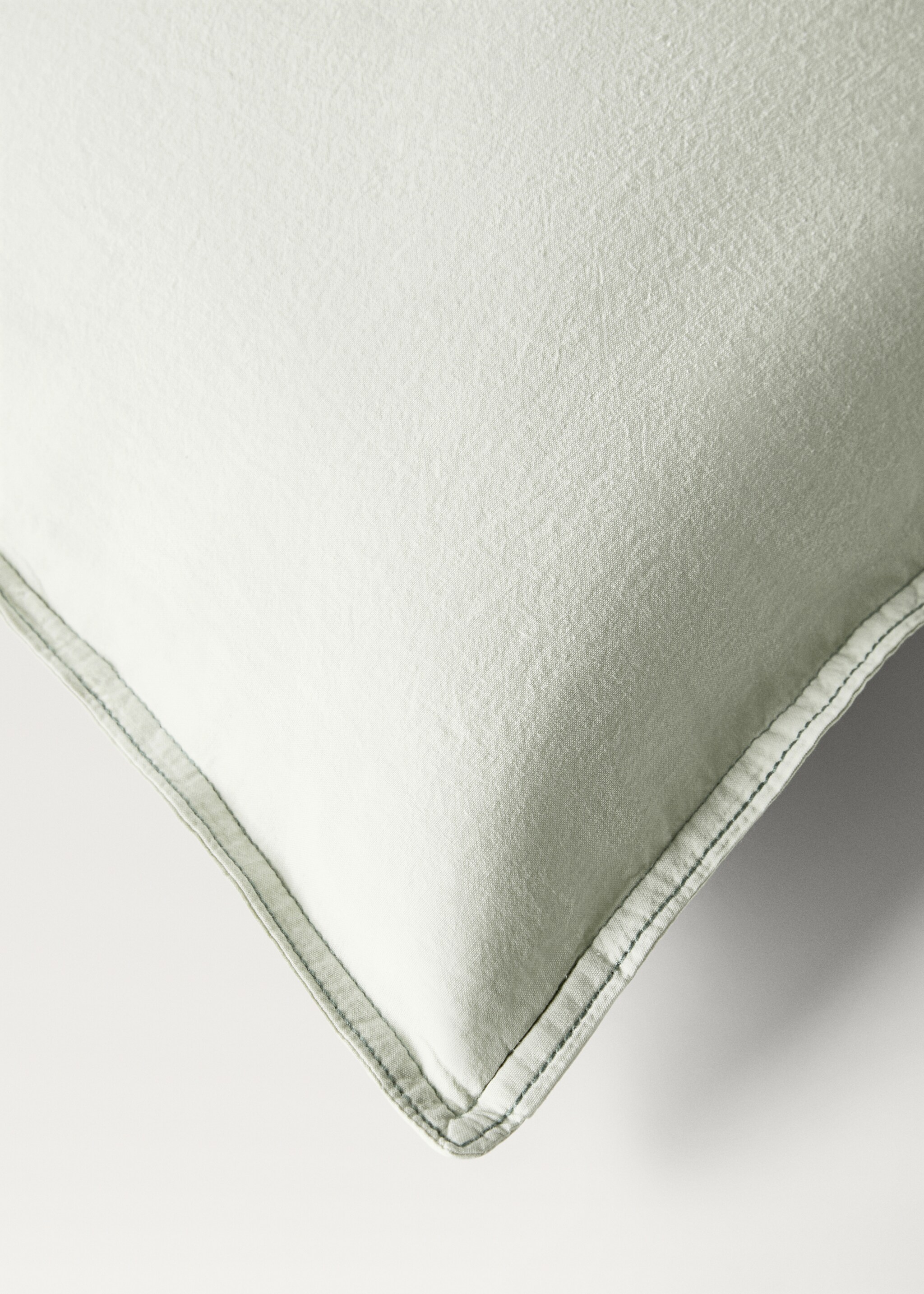 Funda nórdica infantil algodón lavado doble pespunte cama 90 cm - Detalle del artículo 3, Verde bosque. Ref: 87083316-00.