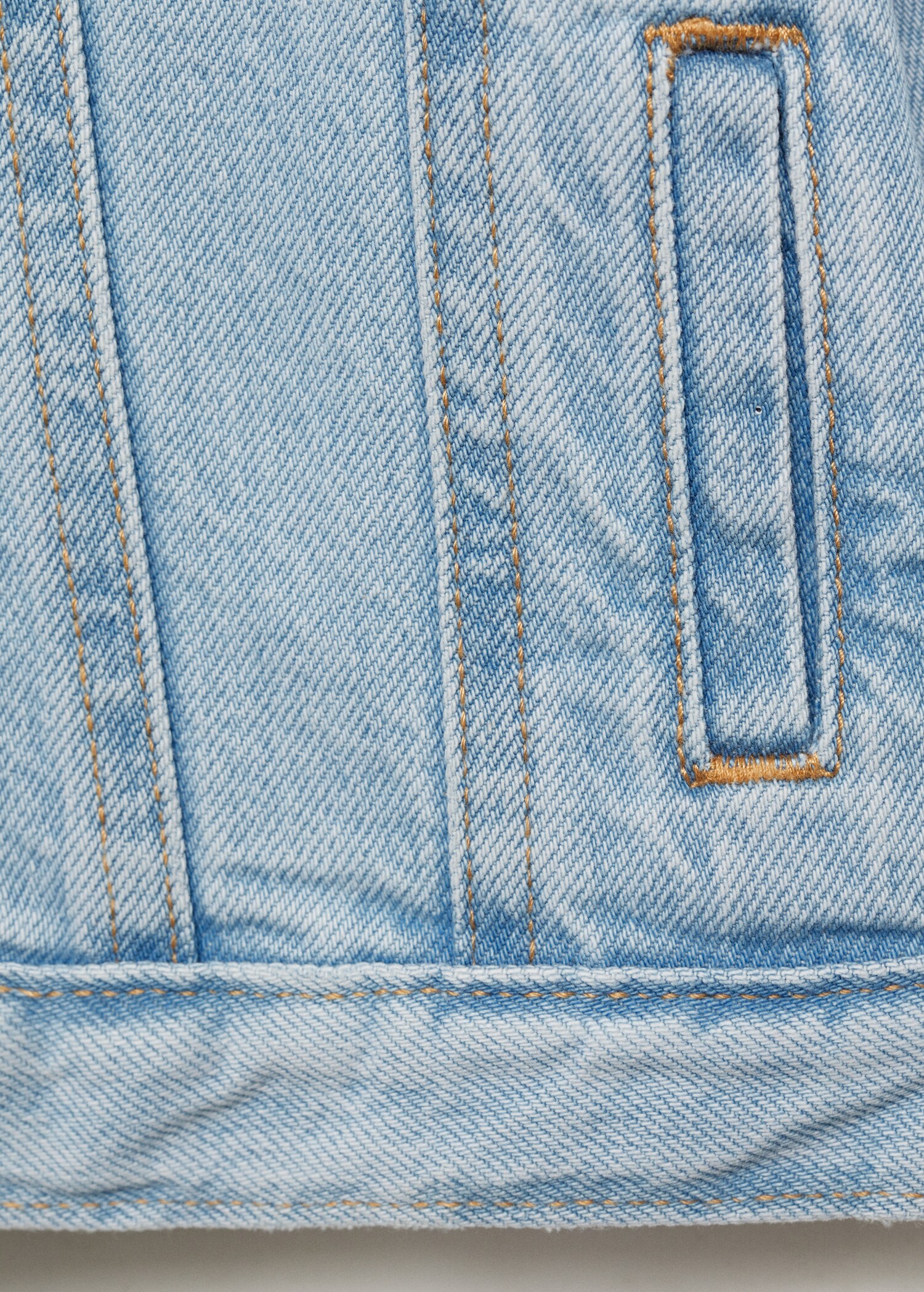 Blouson denim à volants - Détail de l'article 0