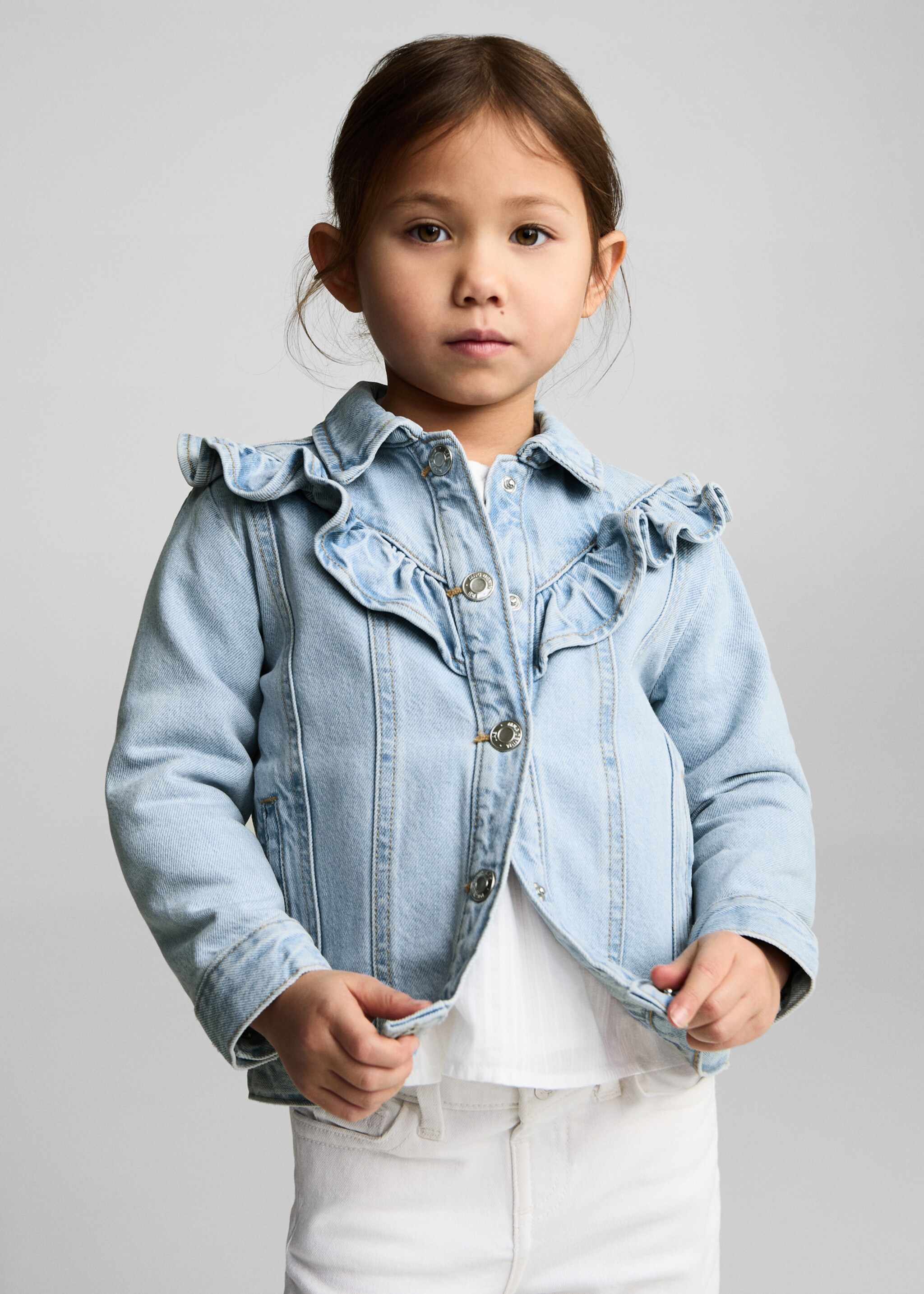 Frills denim jacket - Details of the article 2