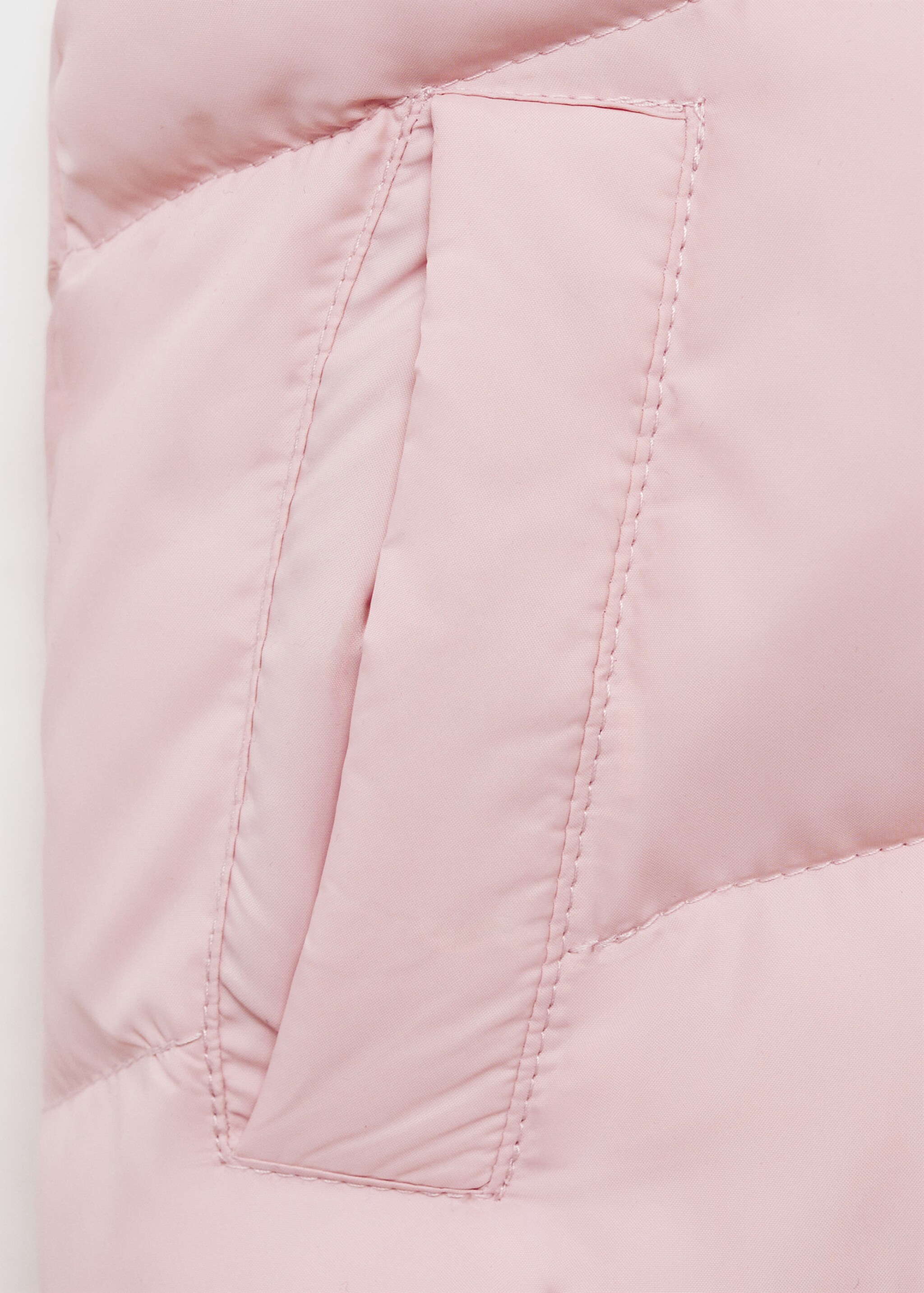 Quilted gilet with hood - Details of the article 0