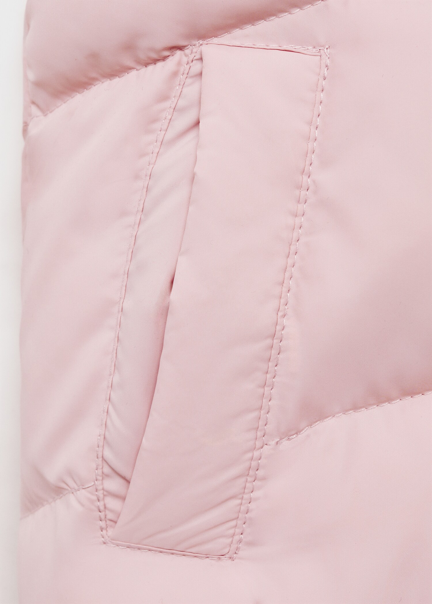 Quilted gilet with hood - Details of the article 0