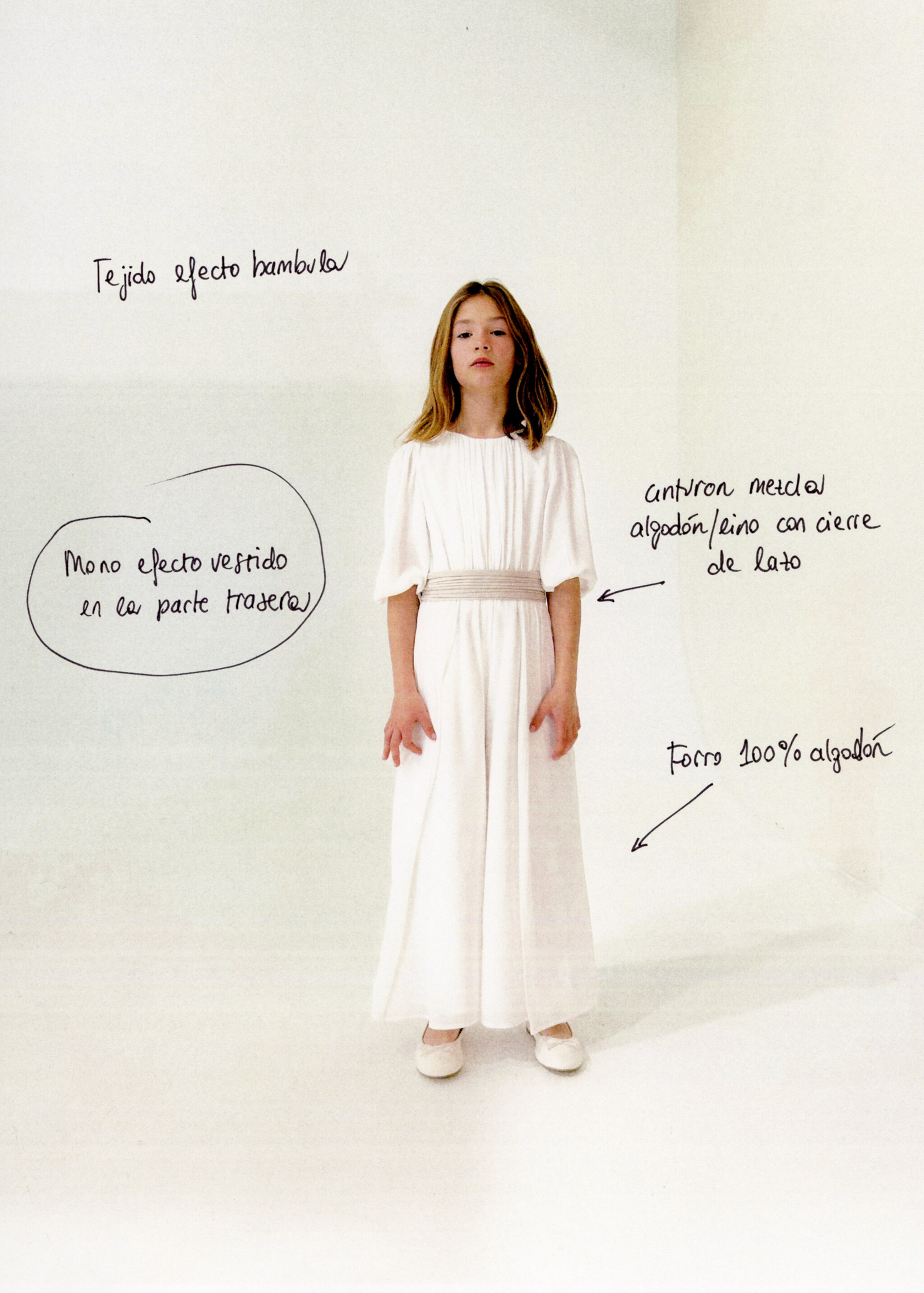 Bow long jumpsuit - Details of the article 7