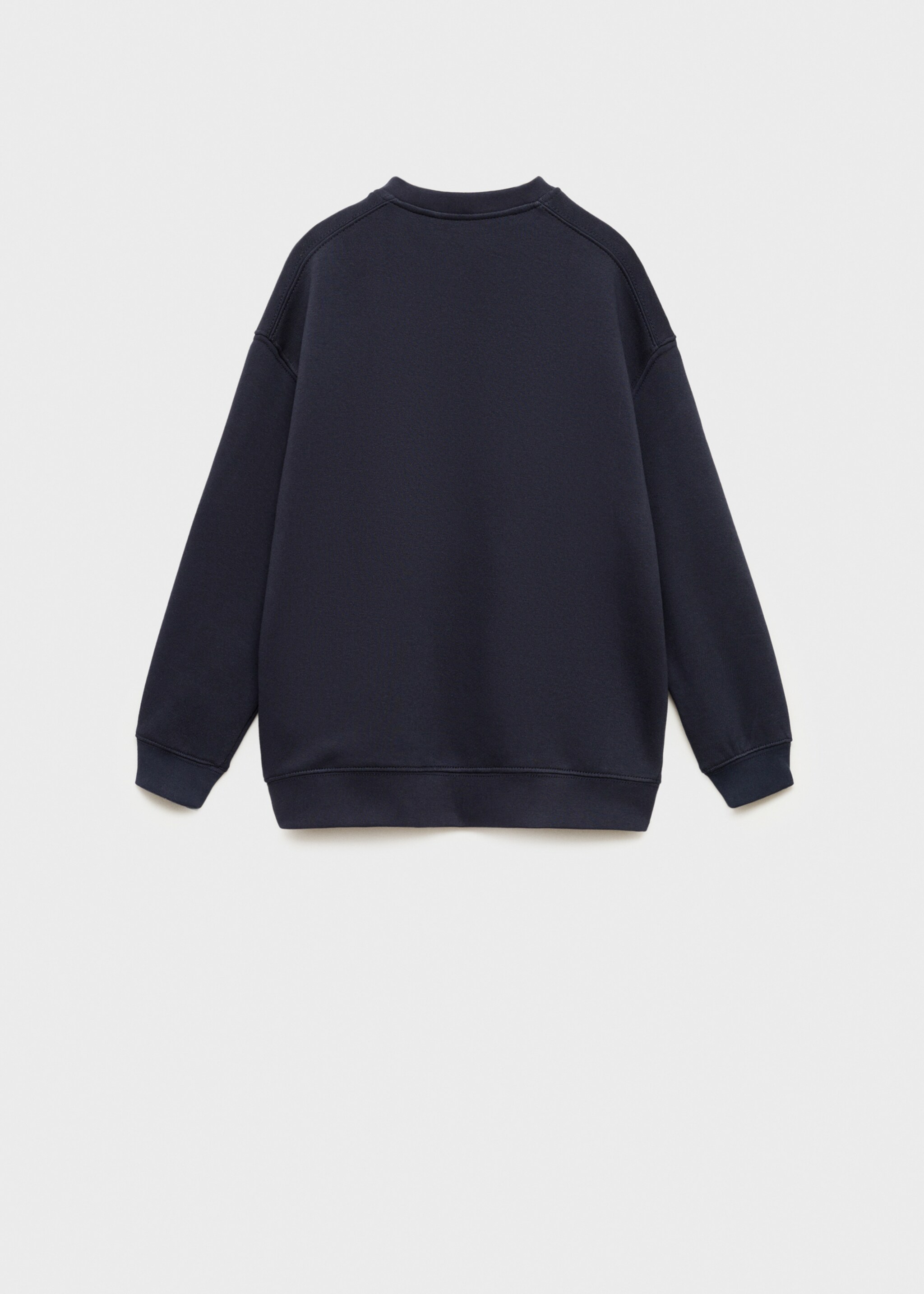 Sweatshirt with printed lettering - Reverse of the article