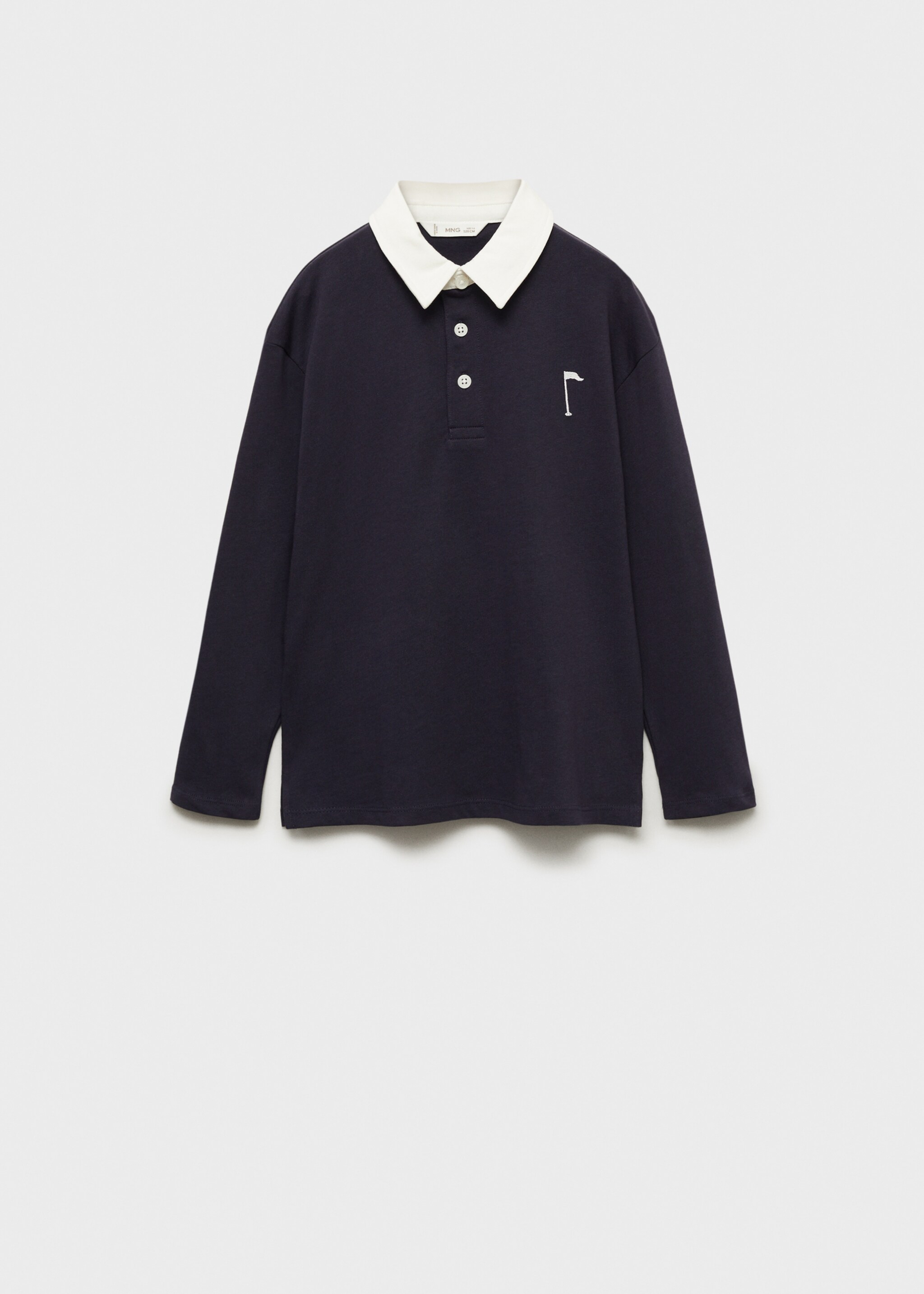 Polo algodón cuello contraste - Artículo sin modelo