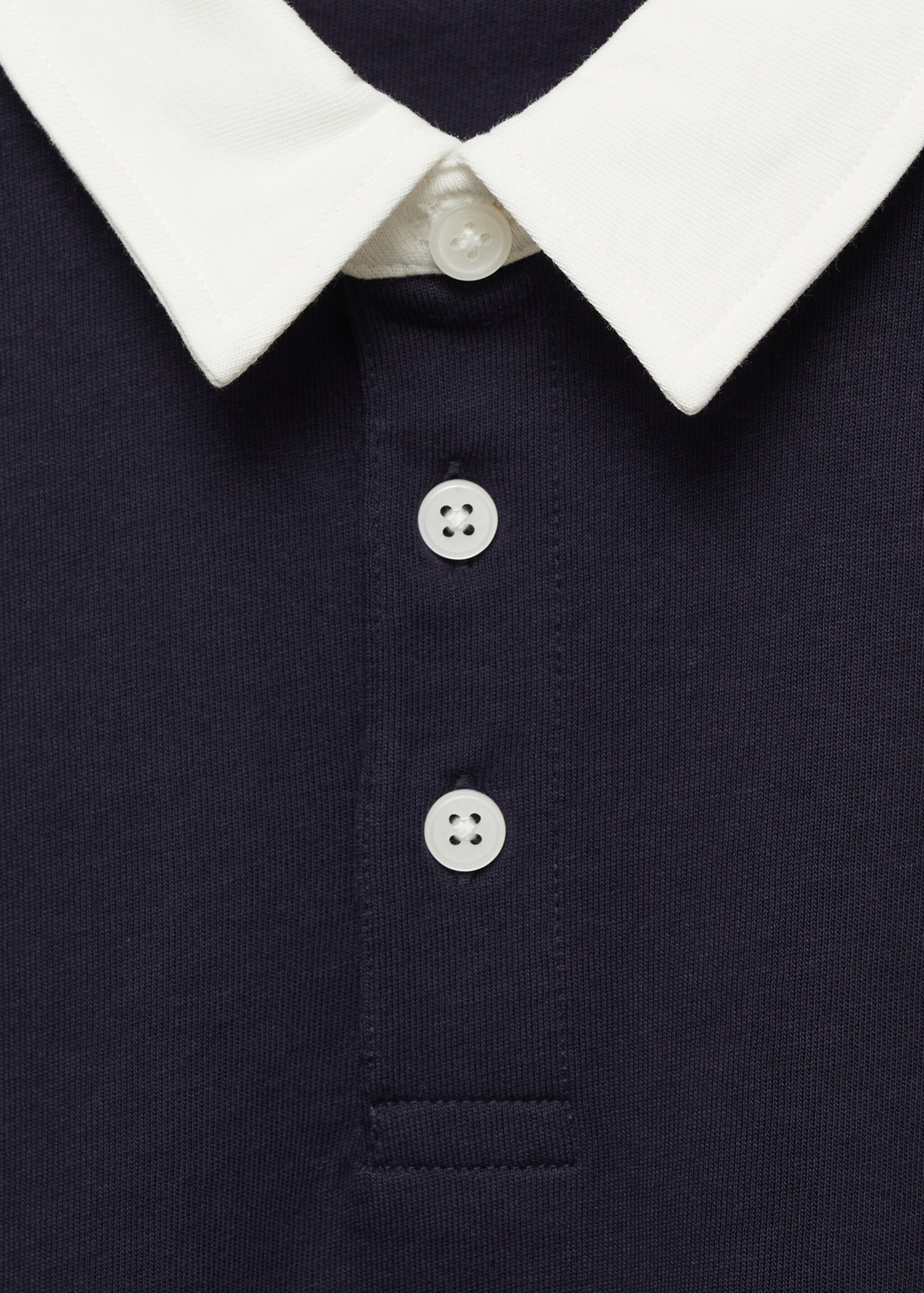 Polo algodón cuello contraste - Detalle del artículo 8