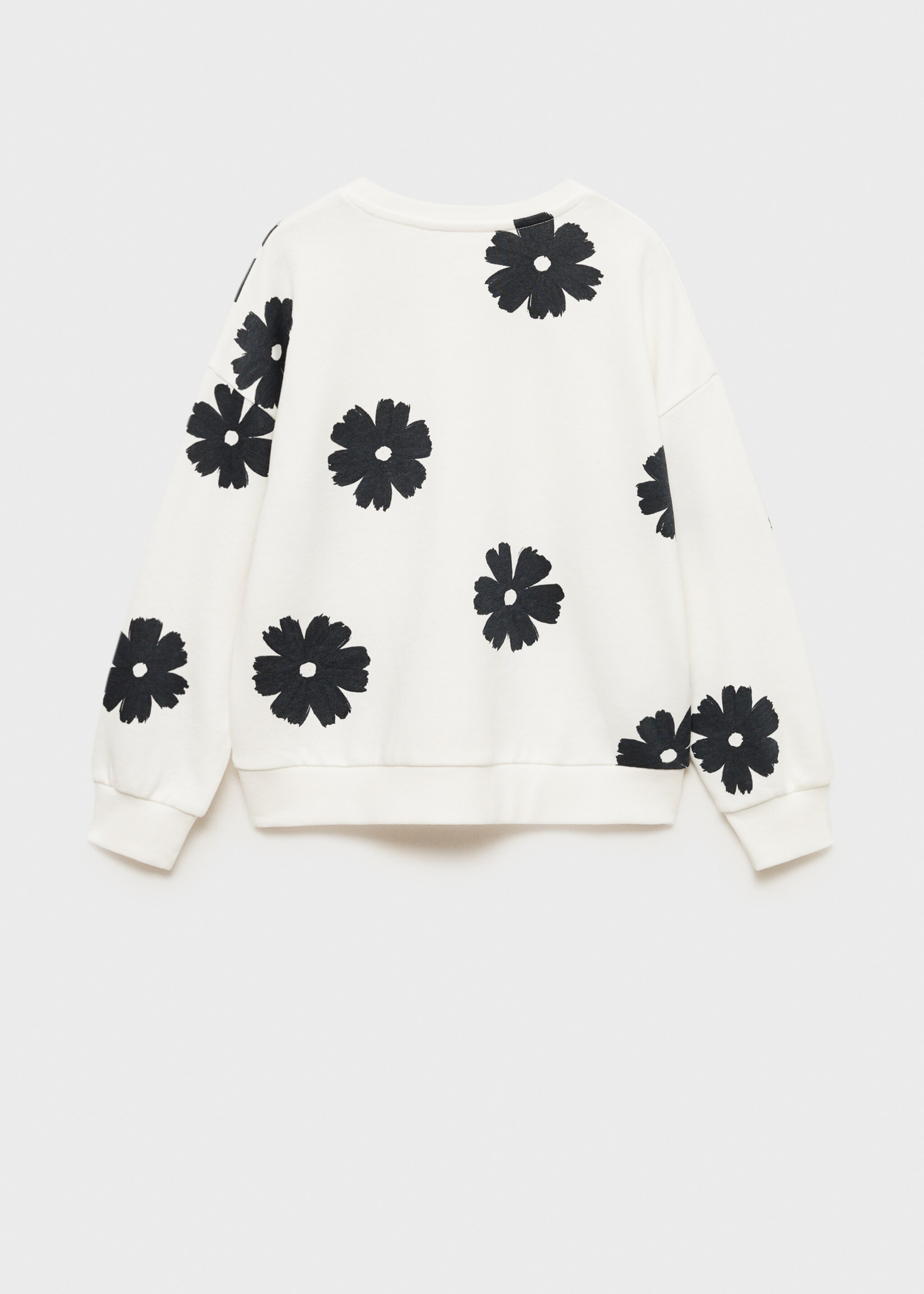 Sudadera estampado floral - Reverso del artículo