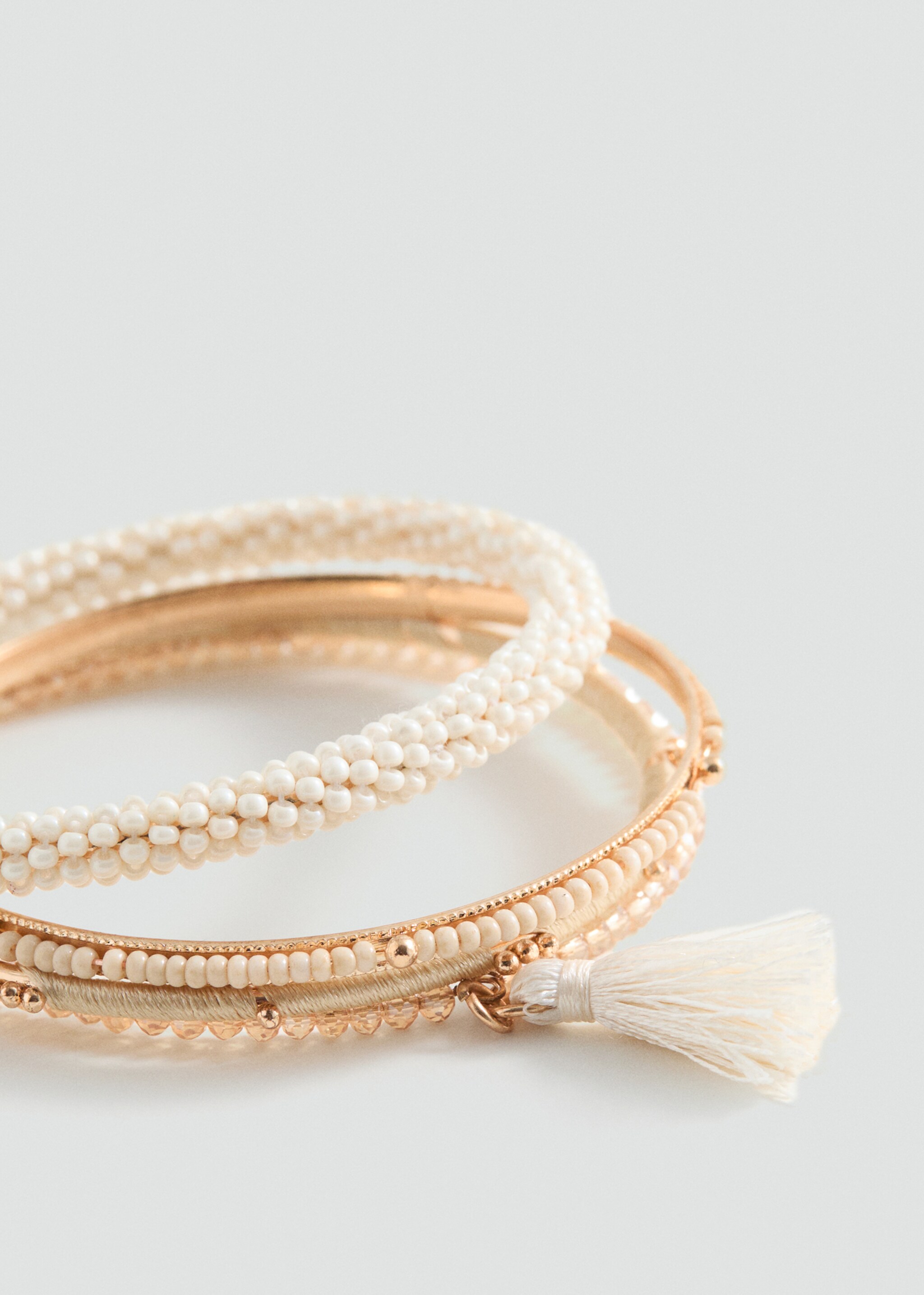 Tassel bracelet set - Medium plane