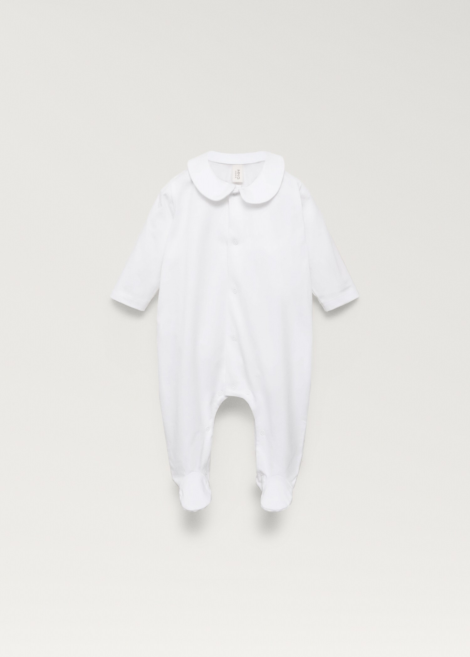 Babydoll-neck bodysuit pyjamas - Article without model
